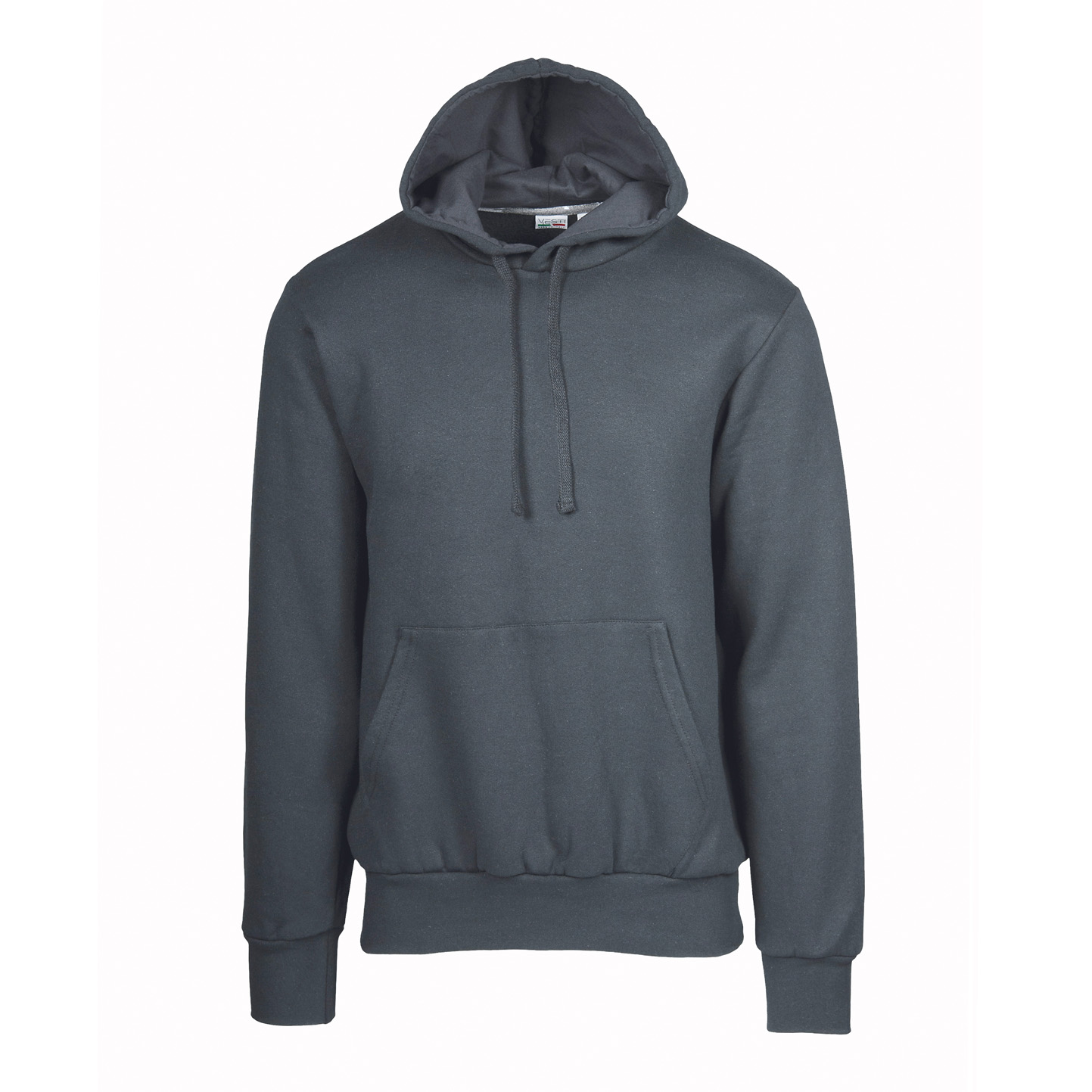 ECO Cap Sweatshirt. Unisex, 50 % Baumwolle, 50 % Polyester. 280 g/m². Schwarz. Größe XS. - 22E - ECO XS Lead