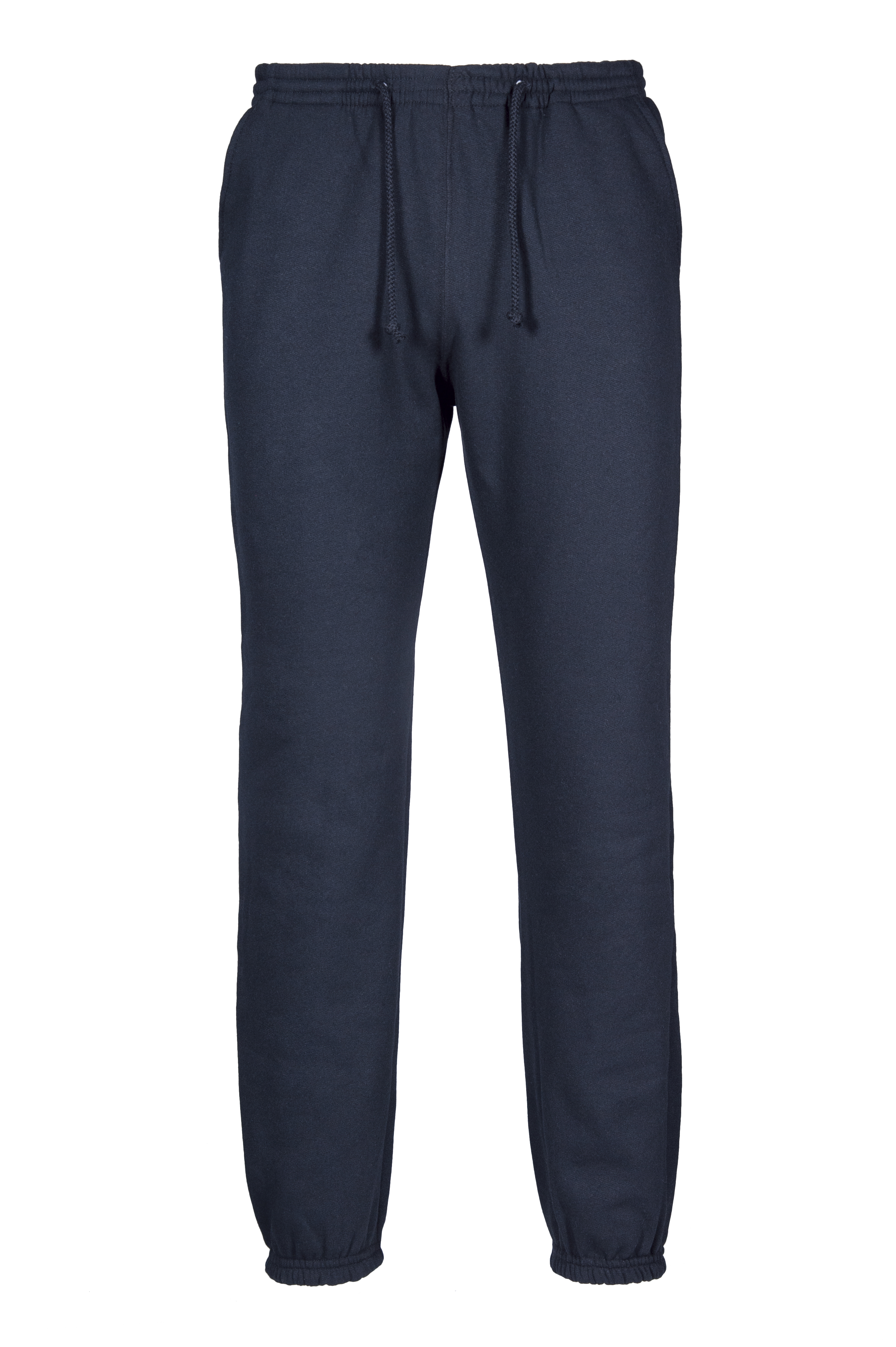Fleecehose, 70 % Baumwolle, 30 % Polyester, 280 g/m², Schwarz, Größe XXS - 18 - Blau