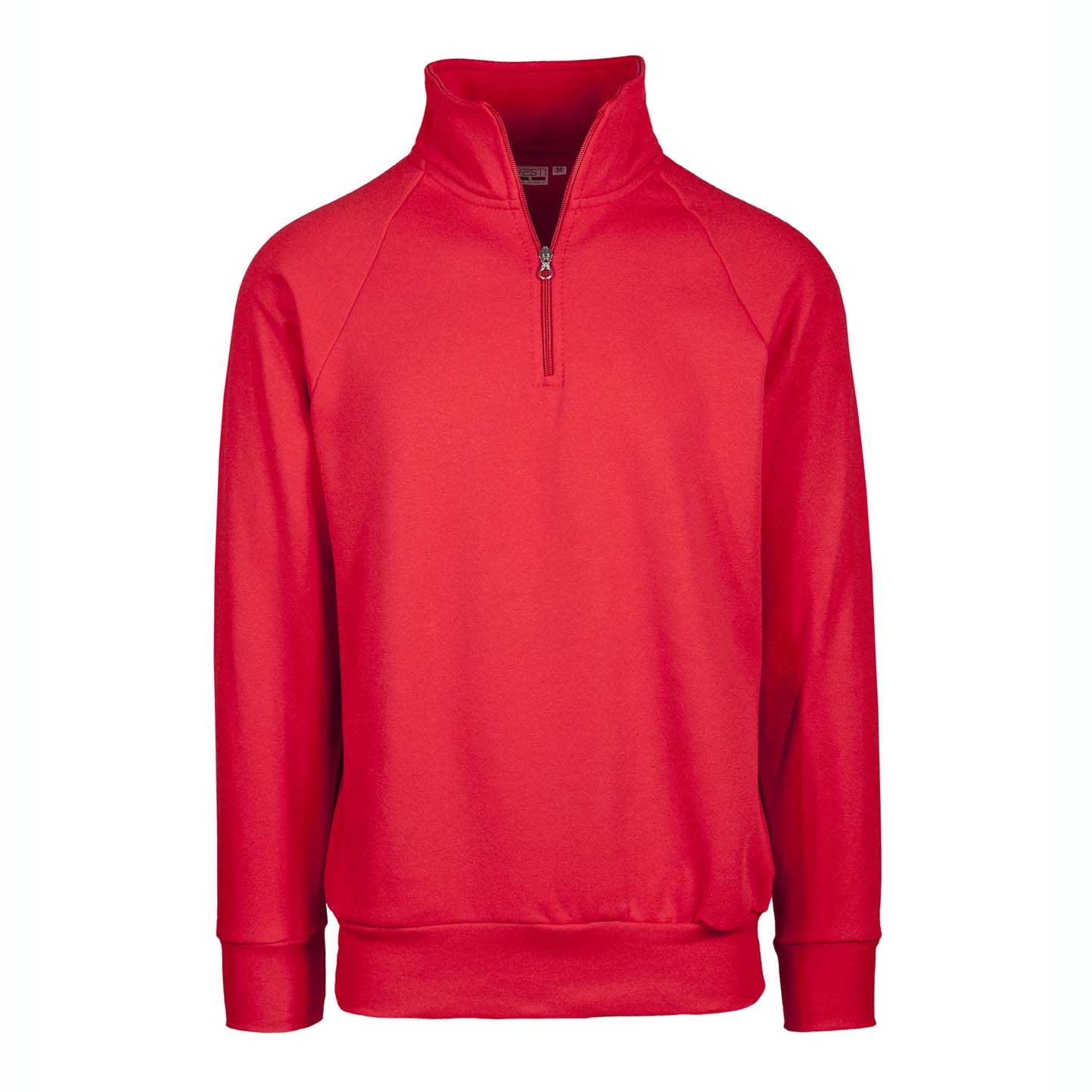 Terry-Sweatshirt mit Reißverschluss am Kragen, 70 % Baumwolle, 30 % Polyester, 240 g/m², Schwarz, Größe XS - 28 - Red Sport XXS 1/2 Jahre