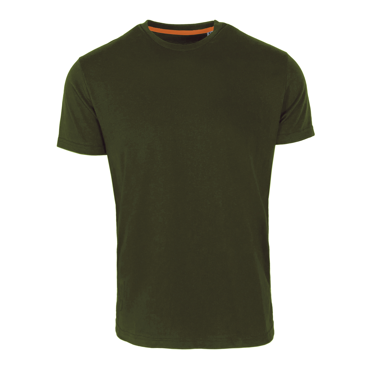 Chemise à manches courtes et col rond coupe mode - BS - Vert militaire XS