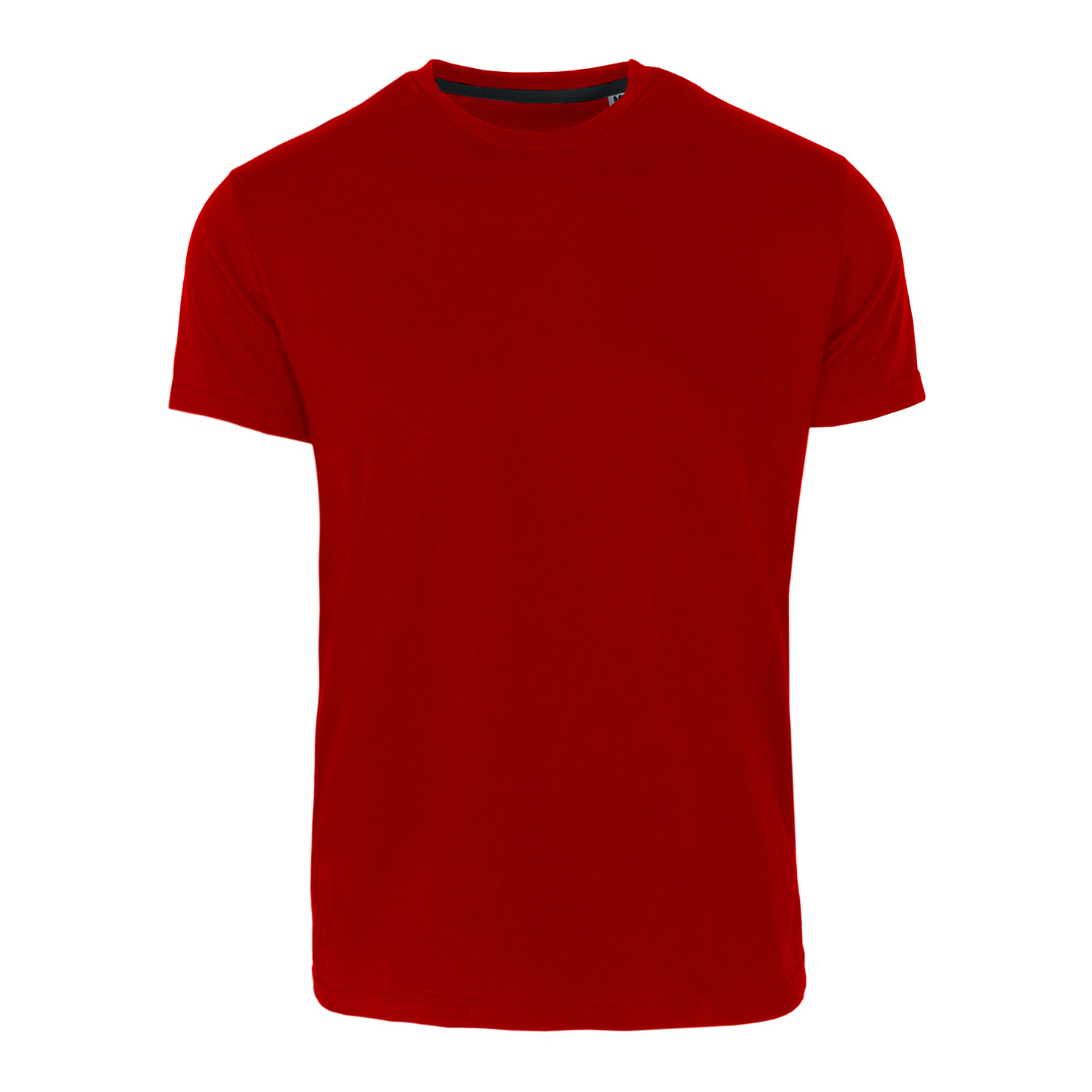 Chemise enfant à manches courtes et col rond, coupe tendance - RO - Rouge XS