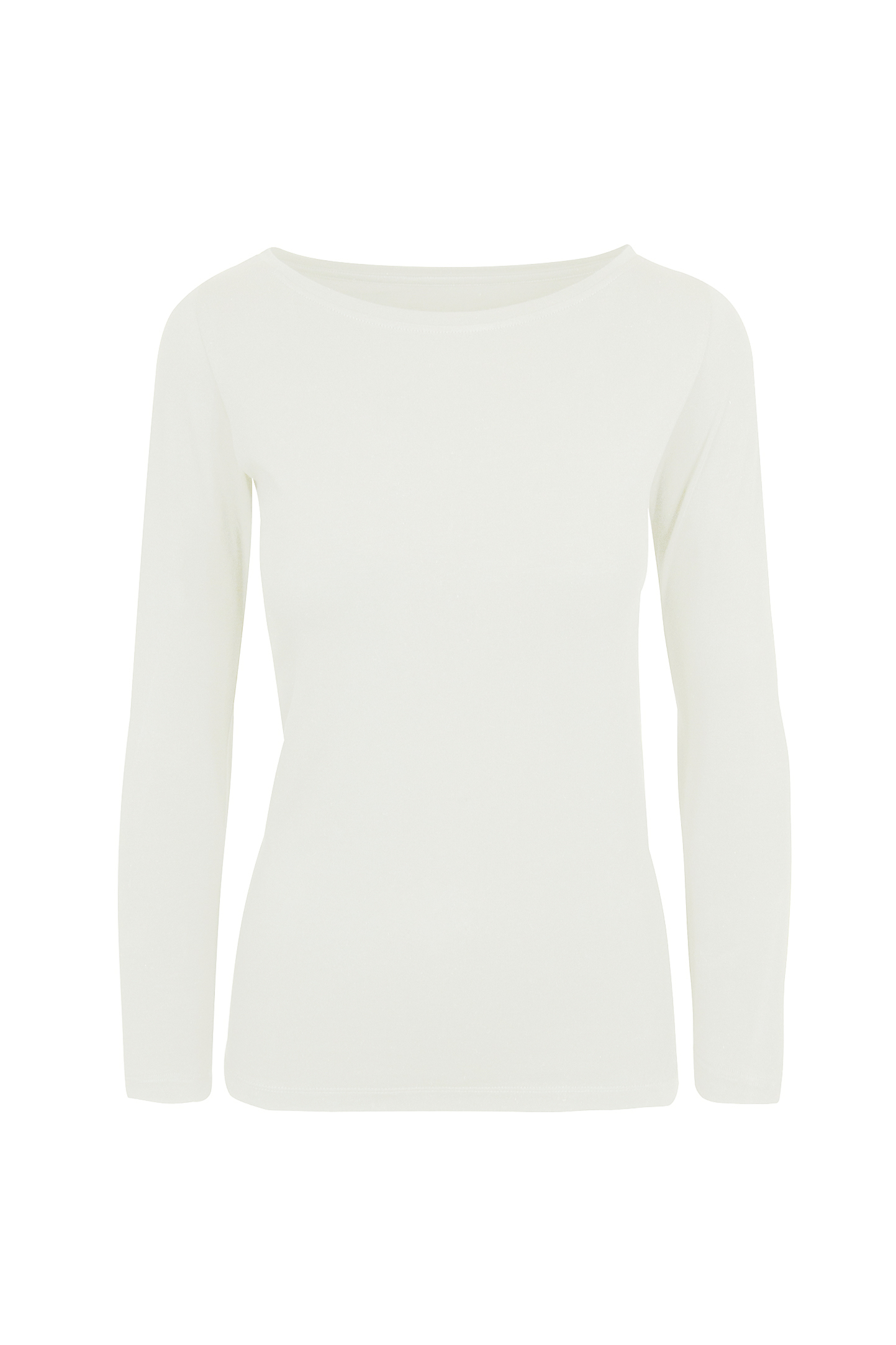 Damen-Elastik-Jersey, C/AM/L, 90 % Baumwolle/10 % Elastik, 170 g, Schwarz, XS - 98 - Cremeweiß S