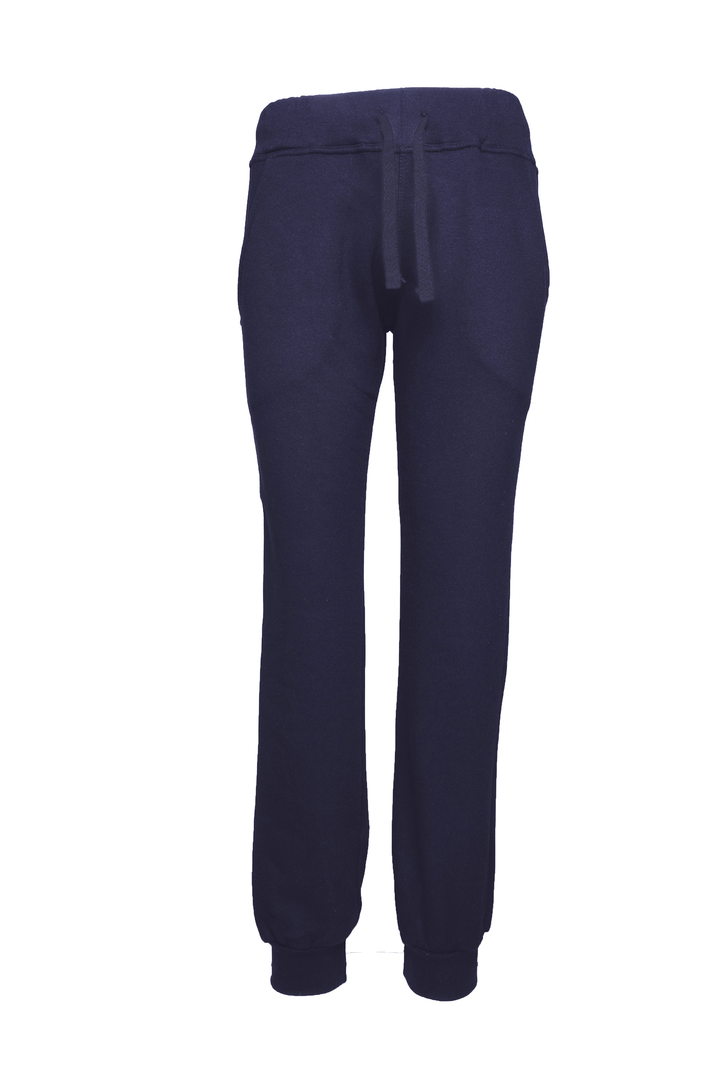 Damen-Sweatshirthose, Frottee (70 % Baumwolle, 30 % Polyester), 240 g/m², Schwarz, Größe S - 18 - Blau