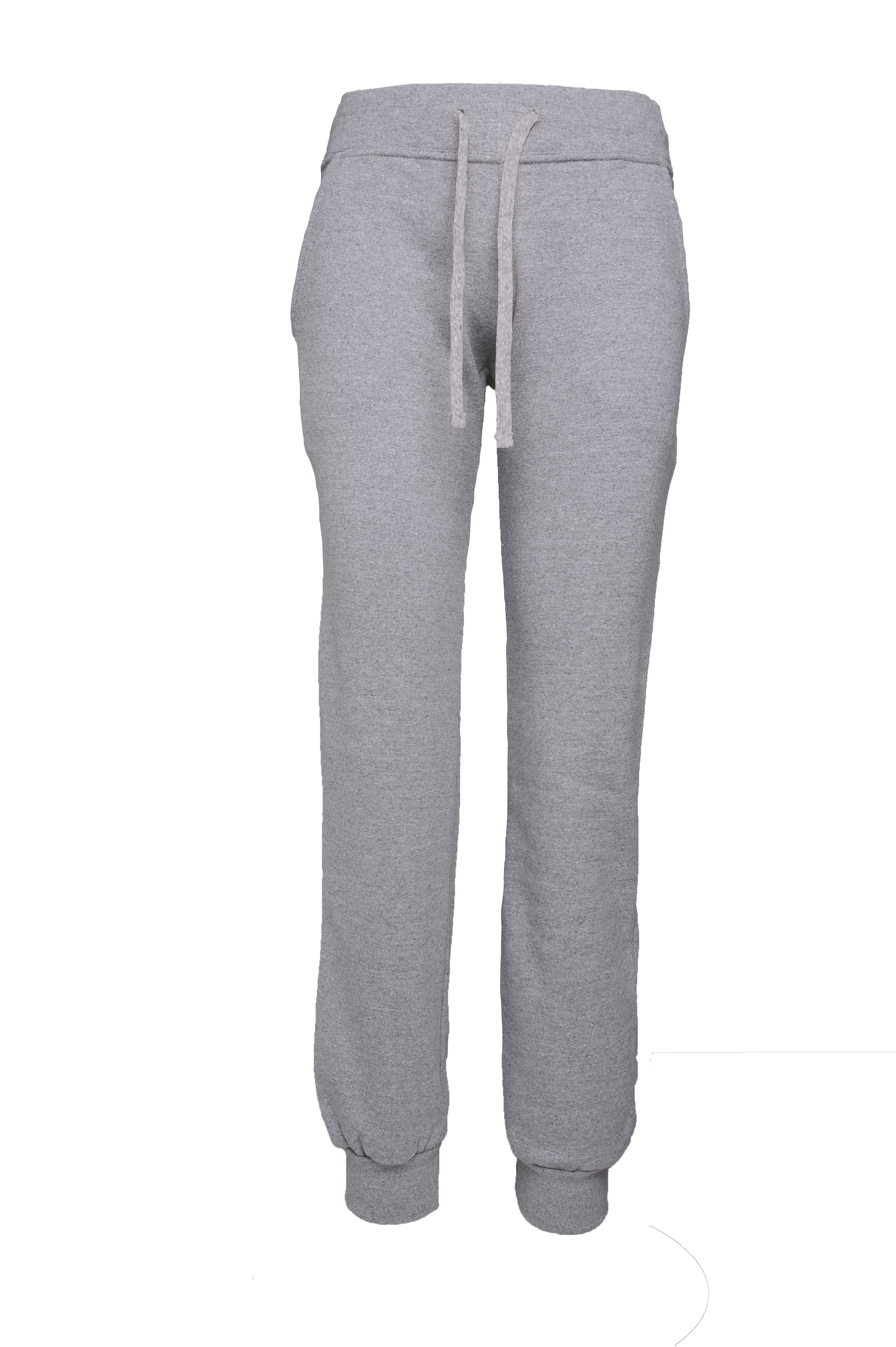Damen-Sweatshirthose, Frottee (70 % Baumwolle, 30 % Polyester), 240 g/m², Schwarz, Größe S - 75 - Asche