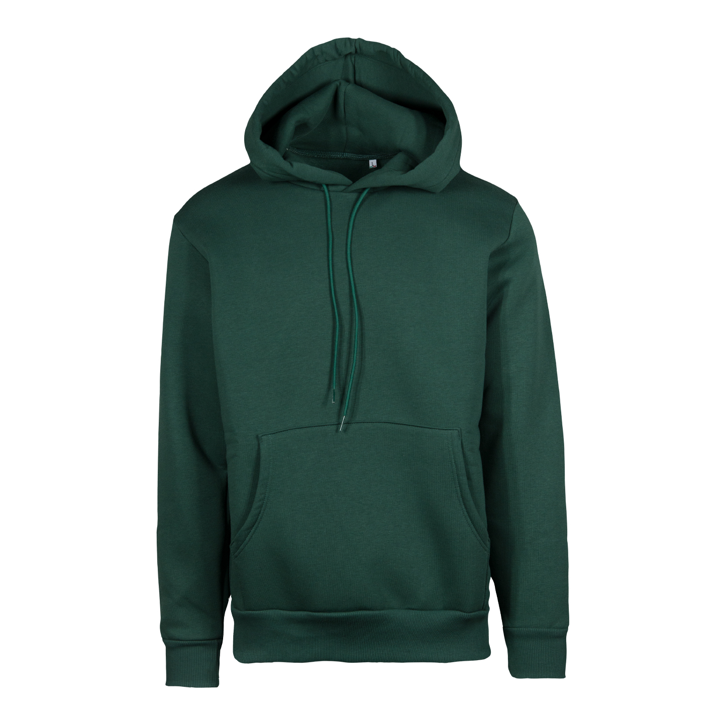 Weicher Kapuzenpullover. 75 % Baumwolle, 25 % Polyester, 320 g/m², Schwarz, Größe XS. - VT - Waldgrün XS