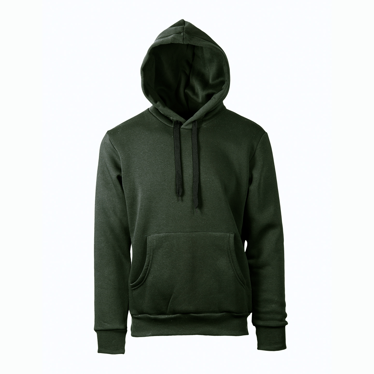 Weicher Kapuzenpullover. 75 % Baumwolle, 25 % Polyester, 320 g/m², Schwarz, Größe XS. - VM - Dunkelgraue Militärgröße XXS