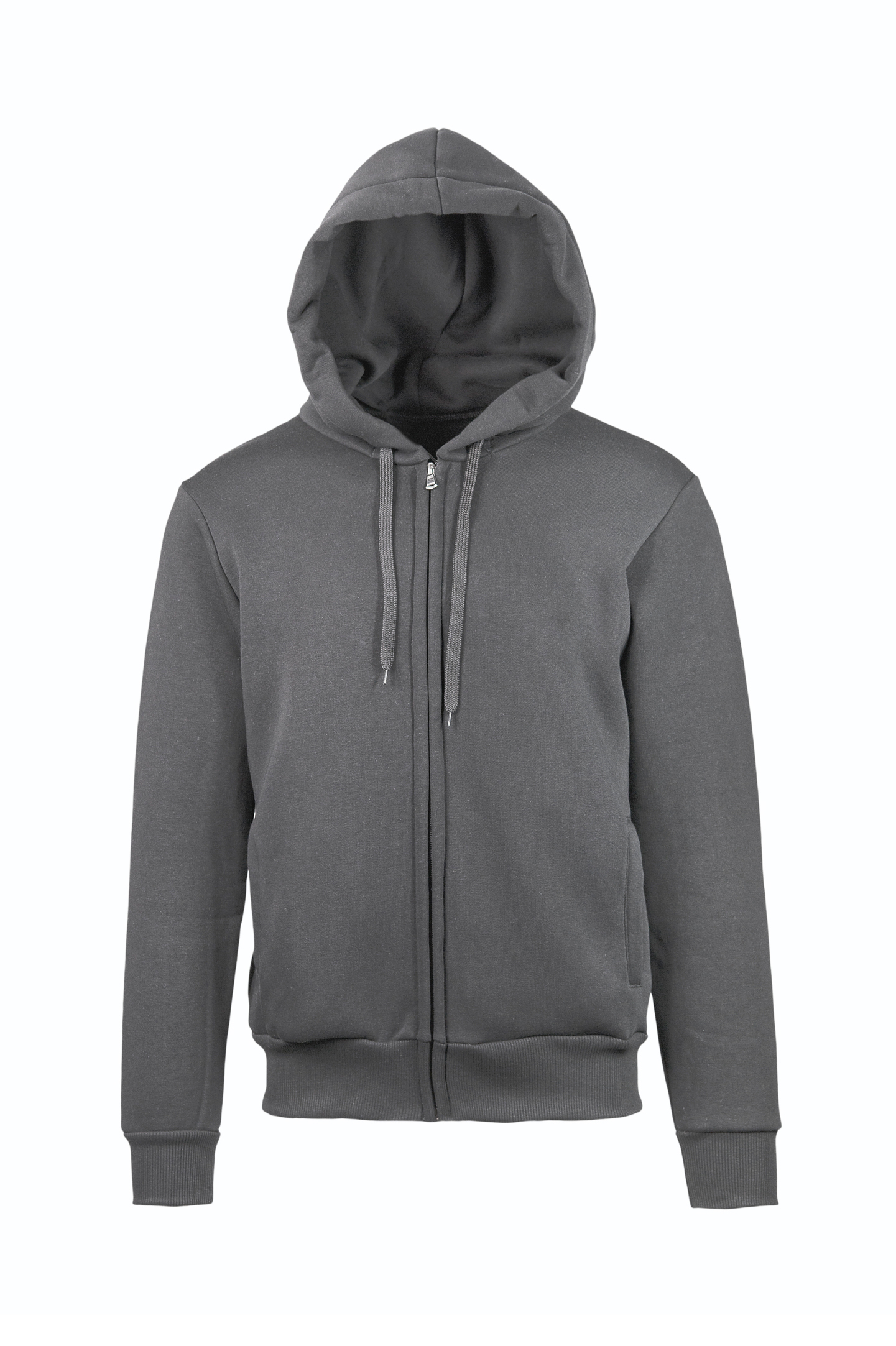Sweat à capuche zippé doux - PS - Plomb noir XS
