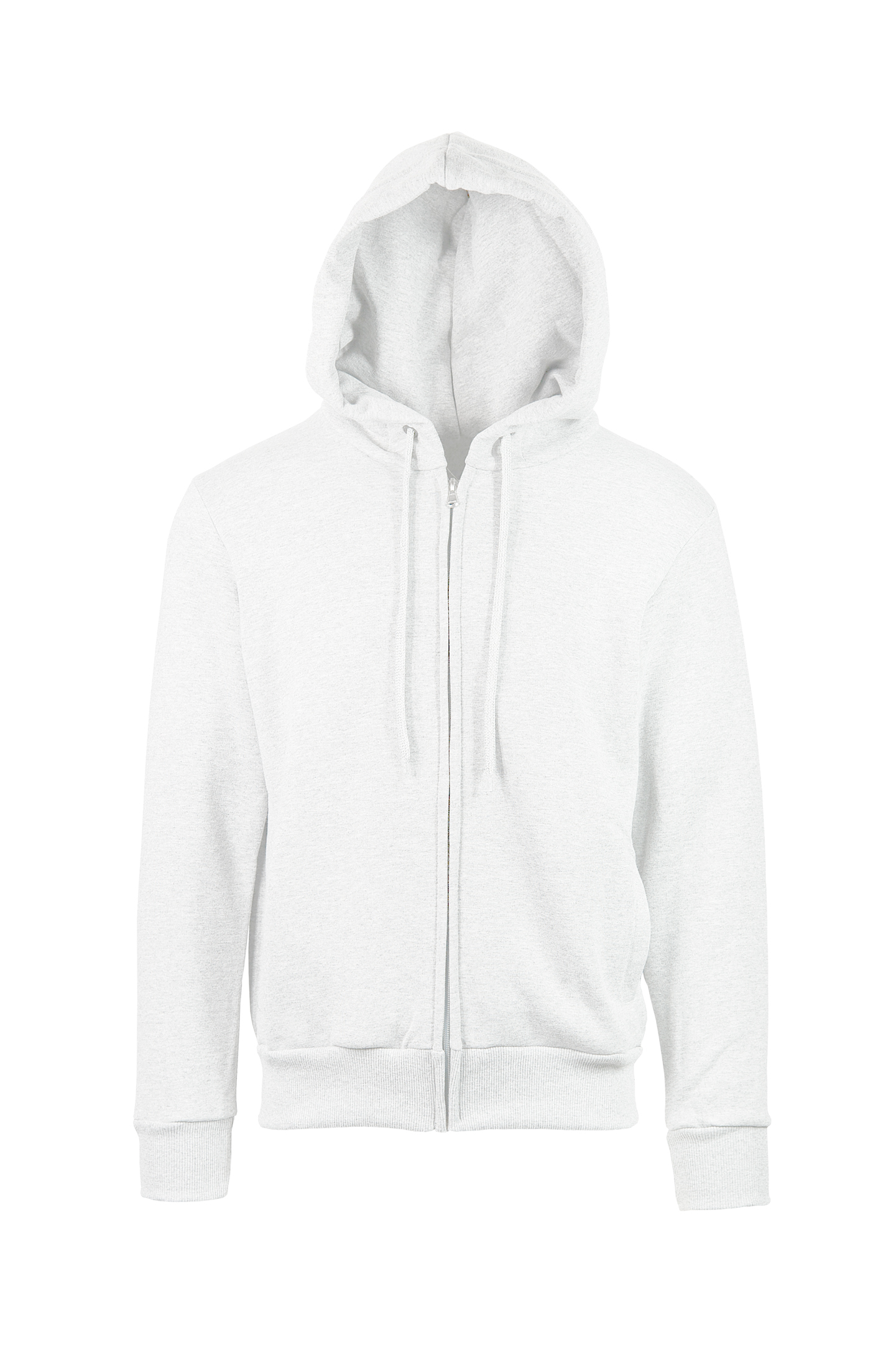 Sweat à capuche zippé doux - 98 - Crème Blanc S