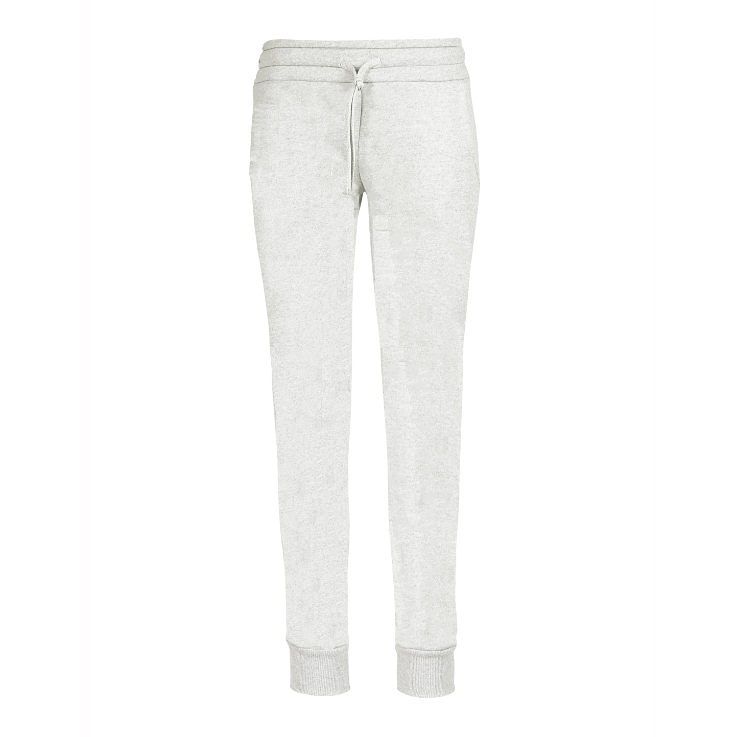 Damen-Fleecehose New Fit, 75 % Baumwolle, 25 % Polyester, 320 g, Schwarz, Größe S - 98 - Cremeweiß S