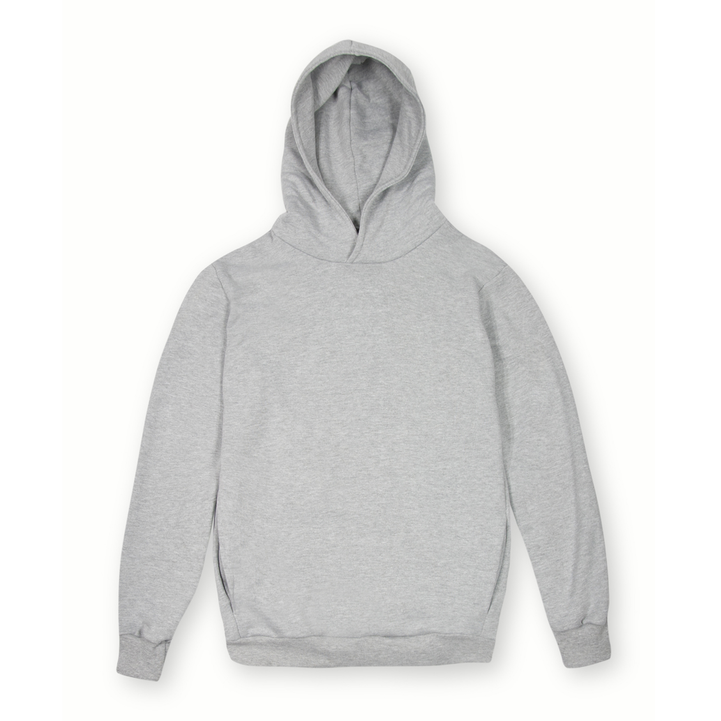 Weicher Kapuzenpullover. Urban Fit, 75 % Baumwolle, 25 % Polyester, 320 g/m², Schwarz, Größe XS - MC - Light Melange S