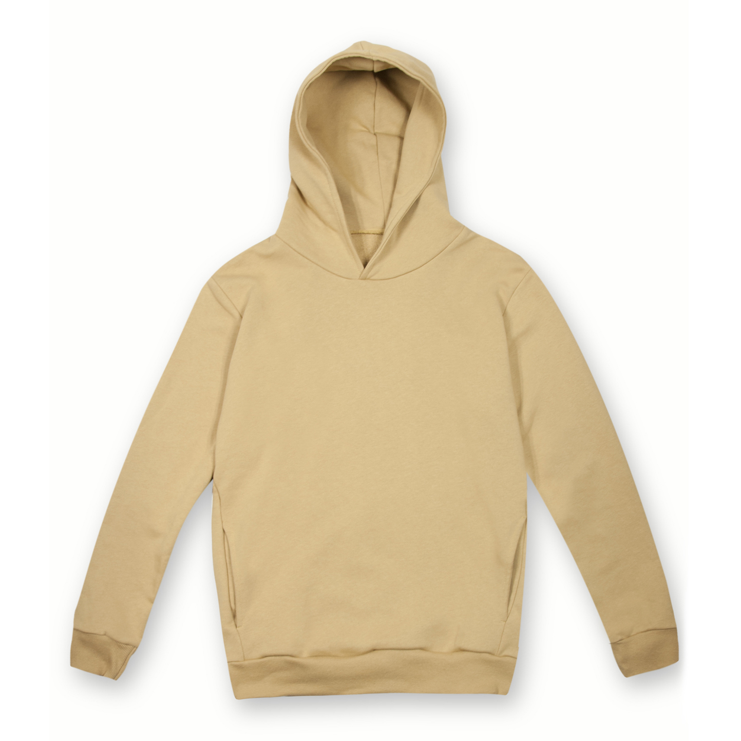 Weicher Kapuzenpullover. Urban Fit, 75 % Baumwolle, 25 % Polyester, 320 g/m², Schwarz, Größe XS - CL - Camel XS