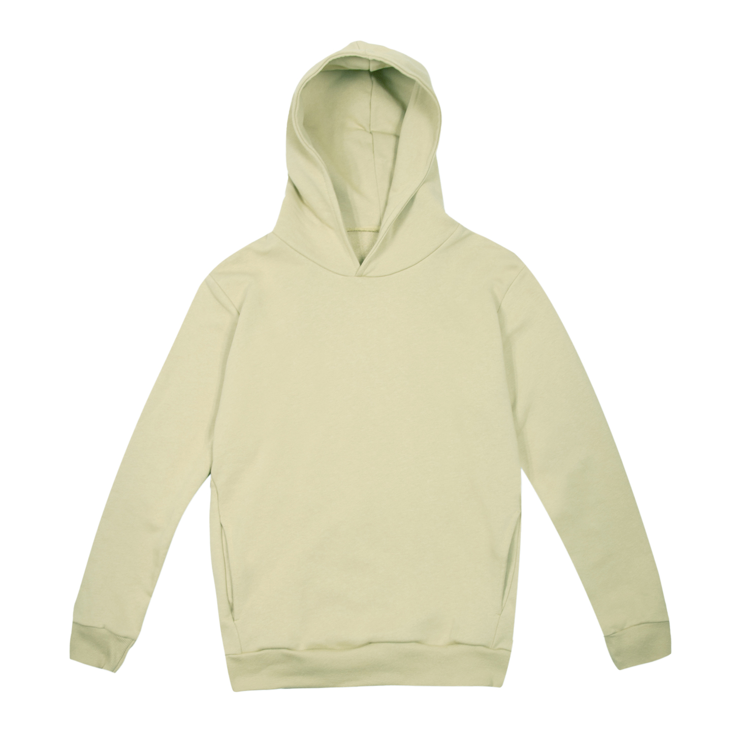 Weicher Kapuzenpullover. Urban Fit, 75 % Baumwolle, 25 % Polyester, 320 g/m², Schwarz, Größe XS - 38 - Creme XS NEU