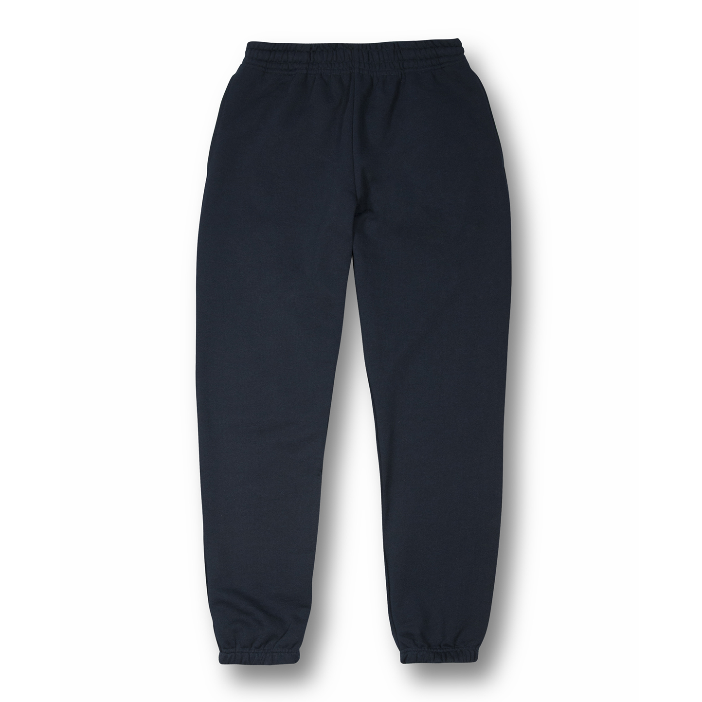 Weiche Frottee-Fleecehose, 100 % Baumwolle, 320 g/m², Schwarz, Größe XS - NY - Marineblau, Größe XS, 3/4 Jahre