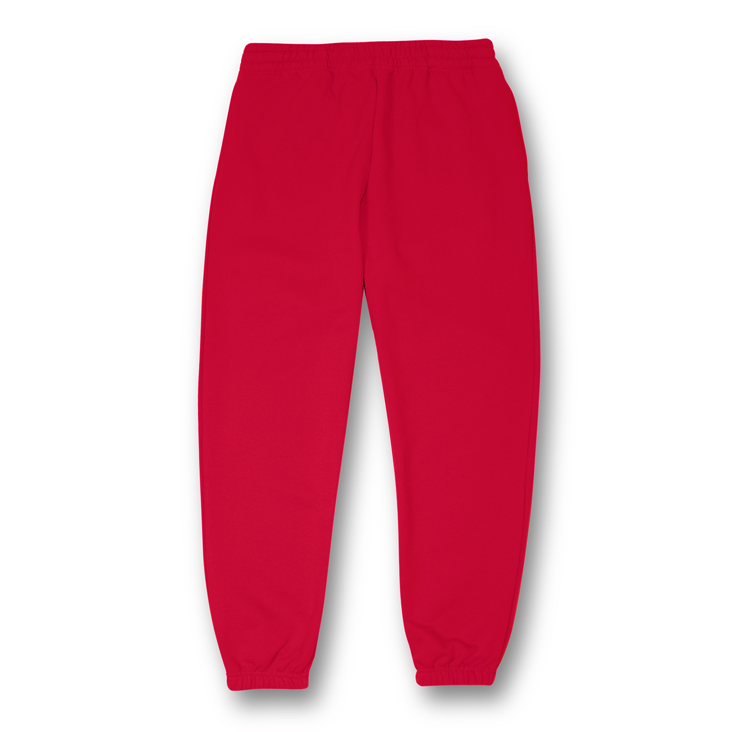 Weiche Frottee-Fleecehose, 100 % Baumwolle, 320 g/m², Schwarz, Größe XS - RO - Rot XS