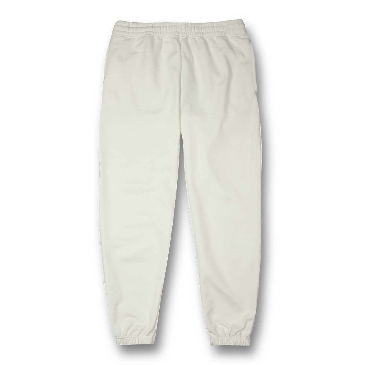 Weiche Frottee-Fleecehose, 100 % Baumwolle, 320 g/m², Schwarz, Größe XS - 98 - Cremeweiß S