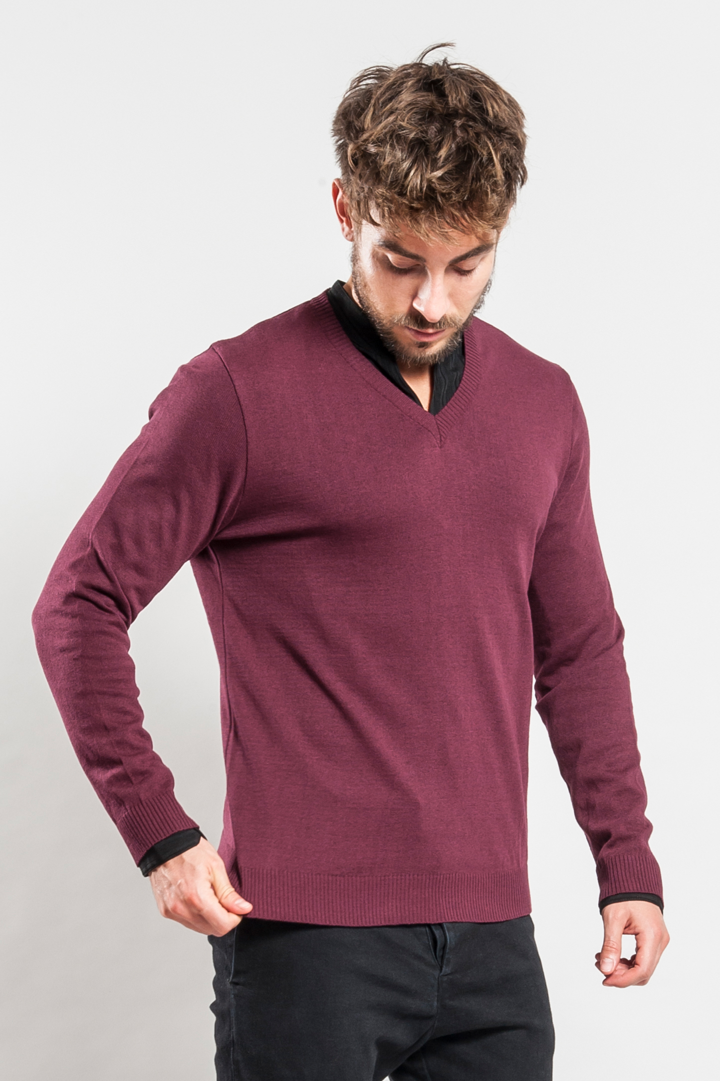 Pullover Collo V