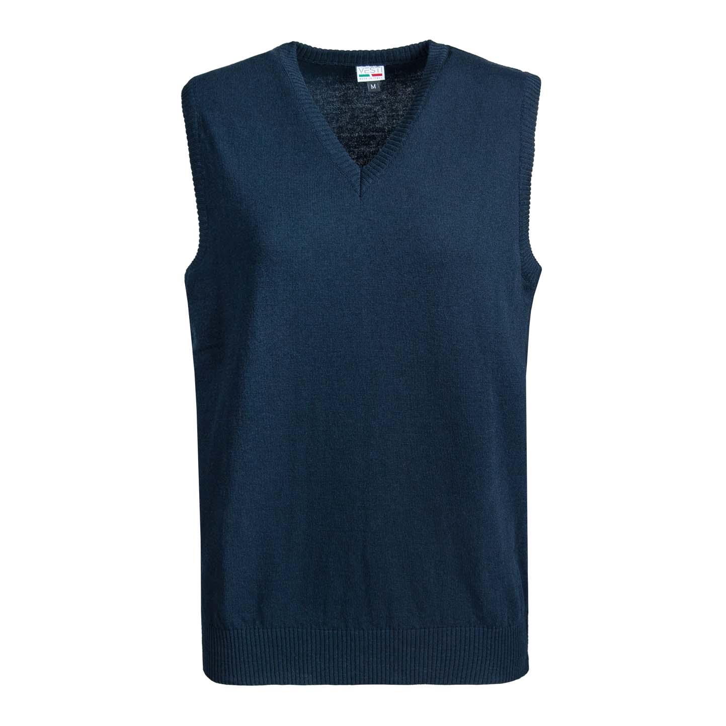Pull sans manches unisexe à col V - 2052 - Bleu 52