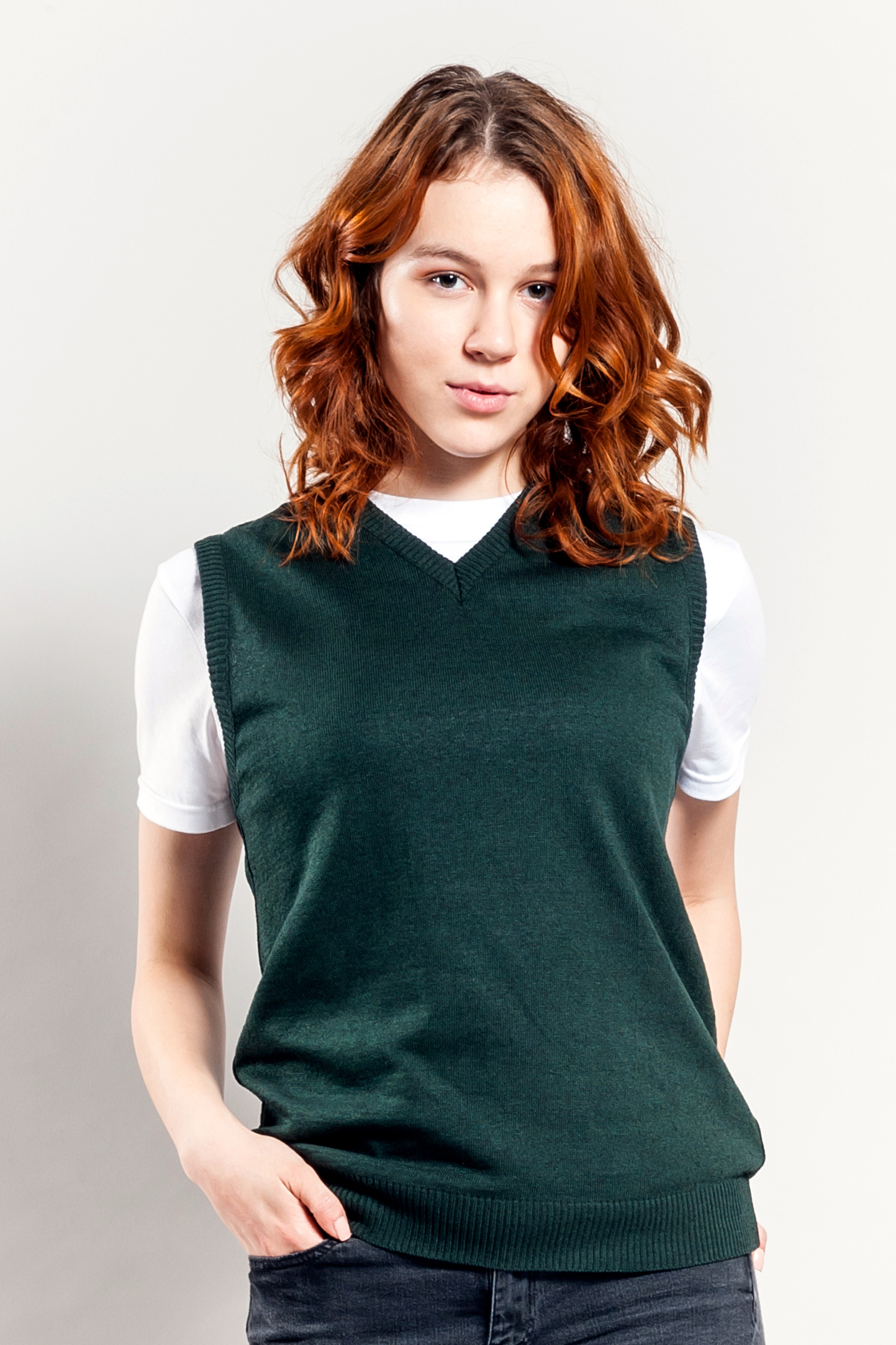 Pullover Gilet Collo V