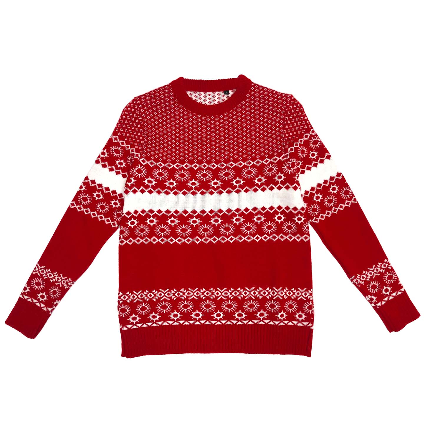 Pullover Pesante Girocollo - XRO - Xmas Rosso