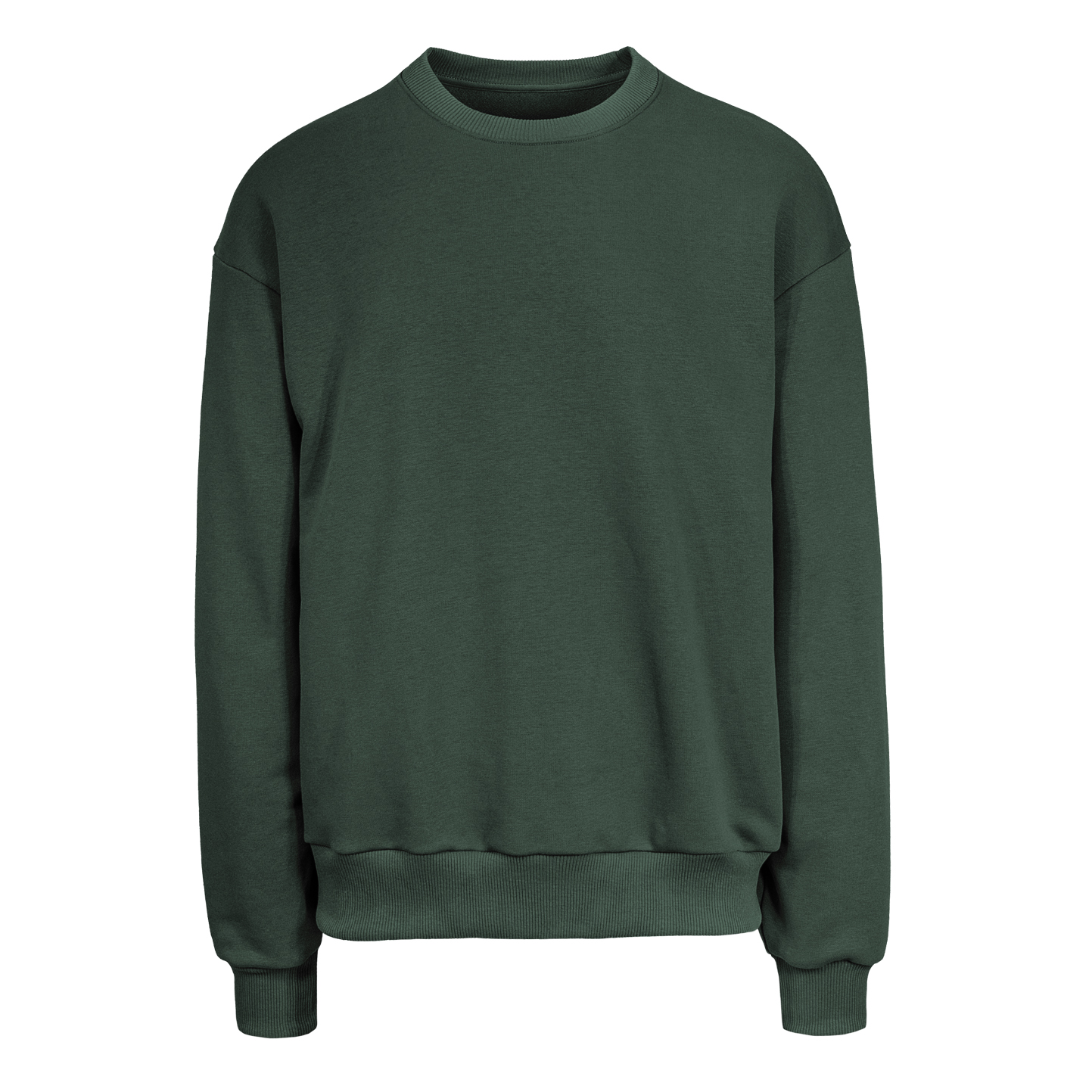 365 Unisex Oversize-Sweatshirt mit Rundhalsausschnitt - VM - Dunkelgraue Militärgröße XXS