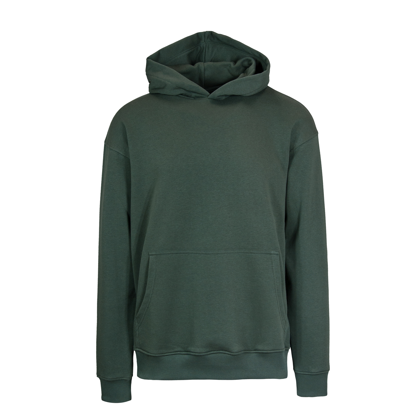 Felpa 365 oversize unisex con cappuccio - VM - Militare Scuro