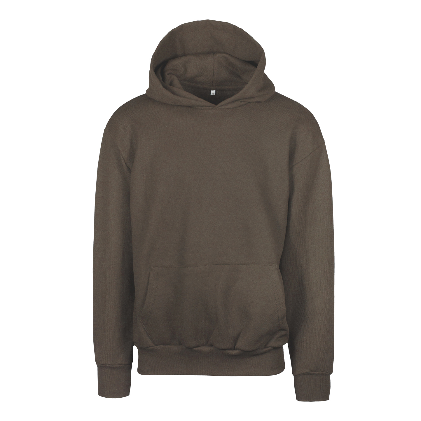 Sweat à capuche en molleton français Max 400 - 50 - Marron XS