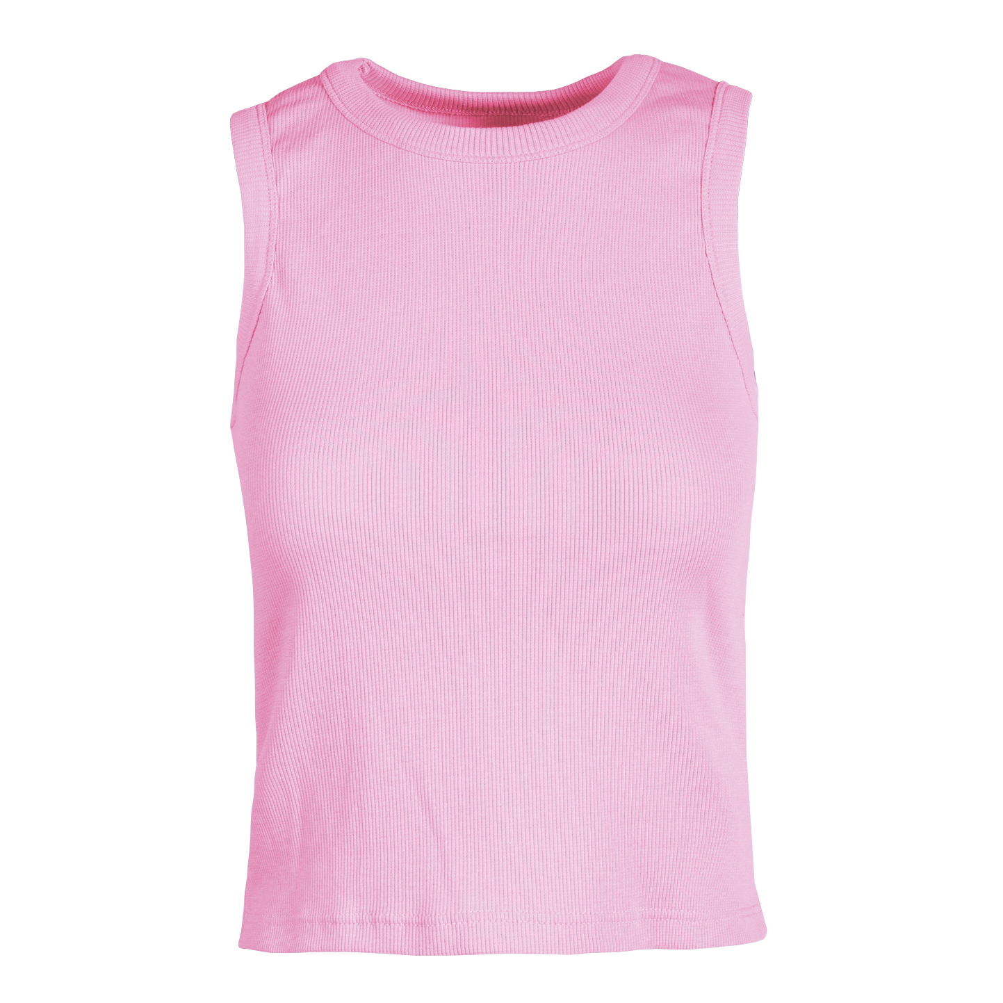 Damen Stretch-Ripp-Tanktop - RL - Rosa Bubble
