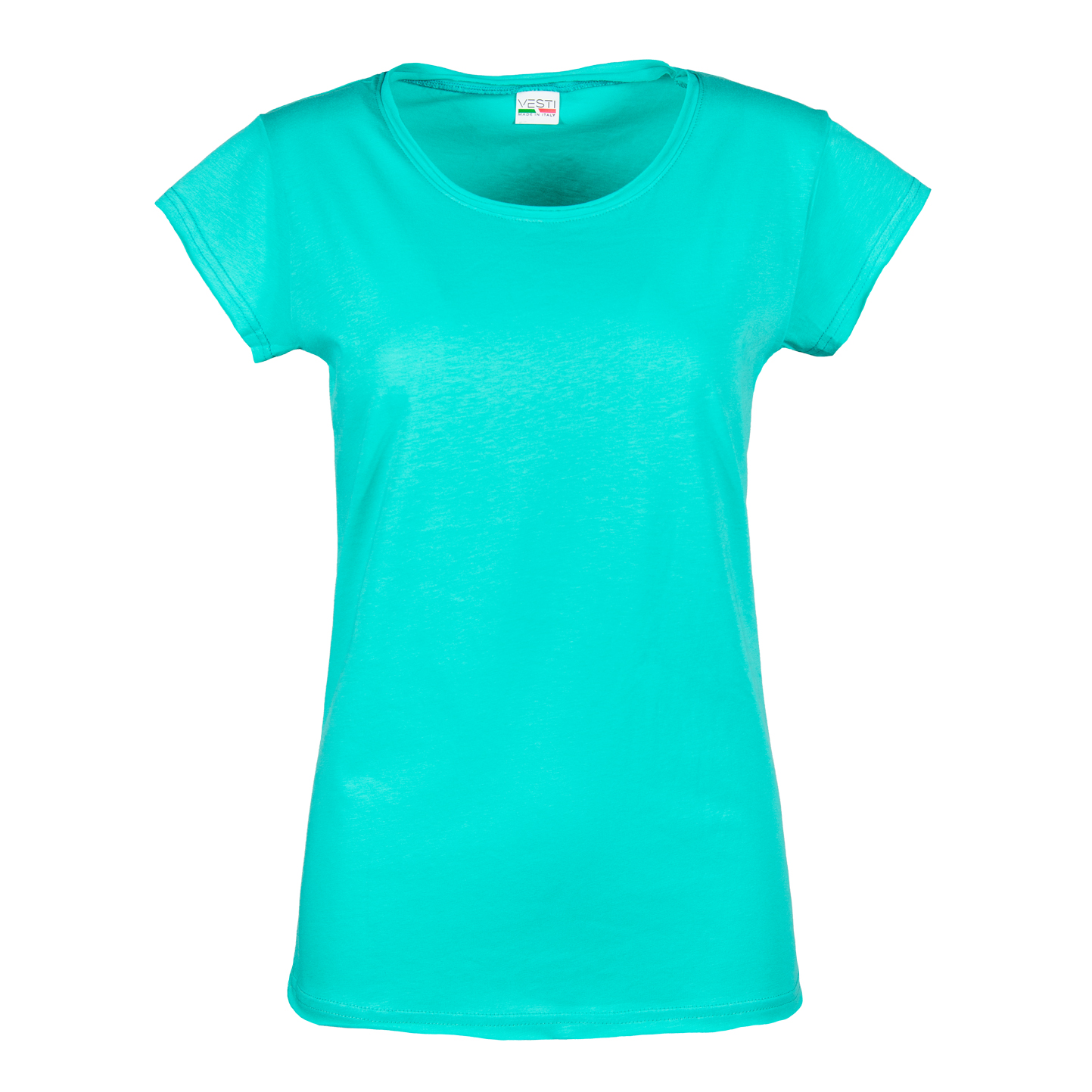 Damenpullover C/TM/CT/V 100% Baumwolle 140 g/m² Melange Grau S - RF - Aqua Marine XS