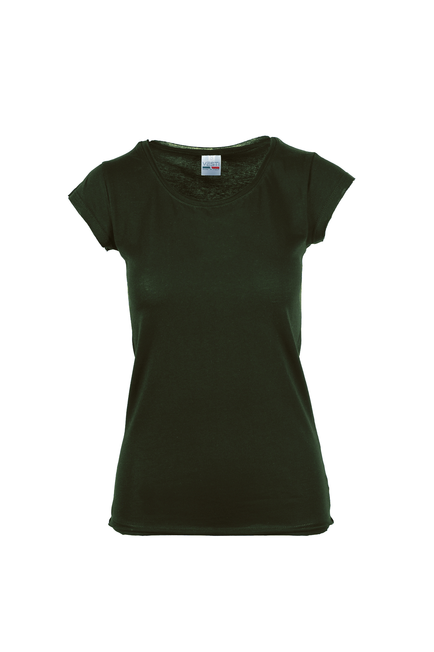 Damenpullover C/TM/CT/V 100% Baumwolle 140 g/m² Melange Grau S - BS - Militärgrün XS