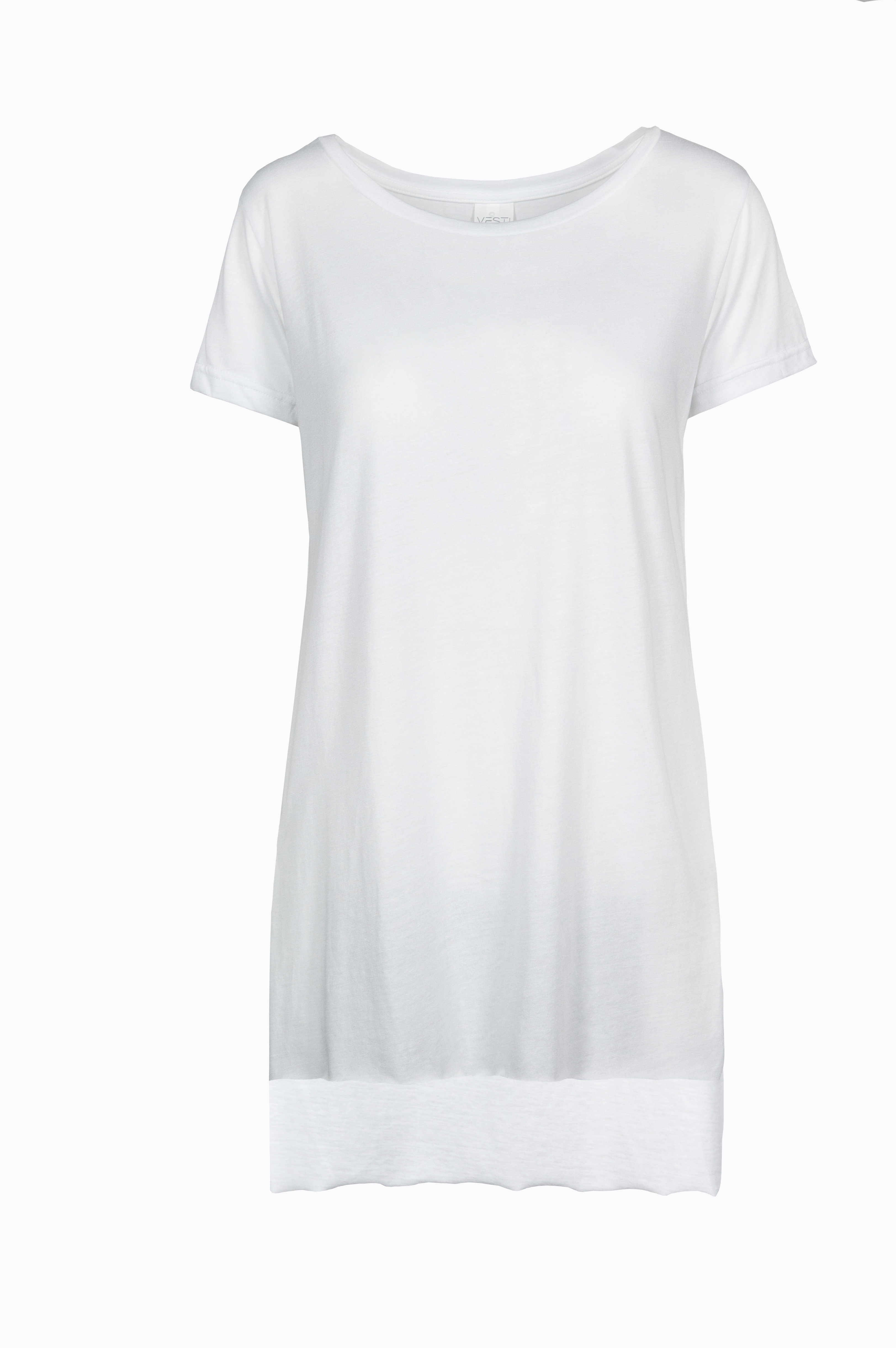 Maglia Donna Modal Collo Tondo Manica Corta - 99 - Bianco