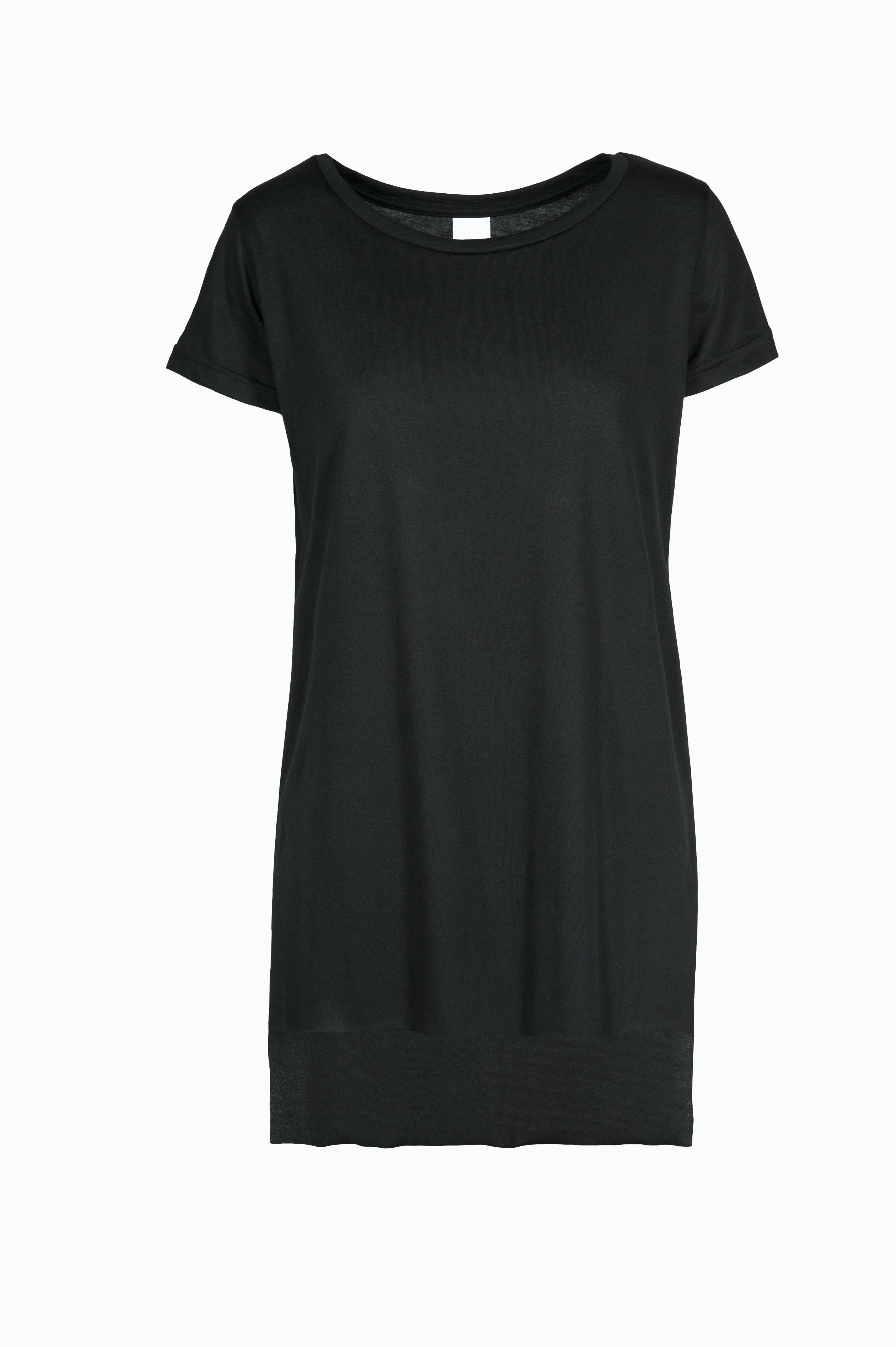 Maglia Donna Modal Collo Tondo Manica Corta - 12 - Nero