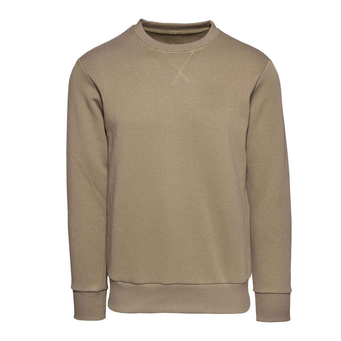 Sweatshirt, Material: 75 % Baumwolle, 25 % Polyester, 320 g/m², Schwarz, Größe XS - TB - Tabak XXS