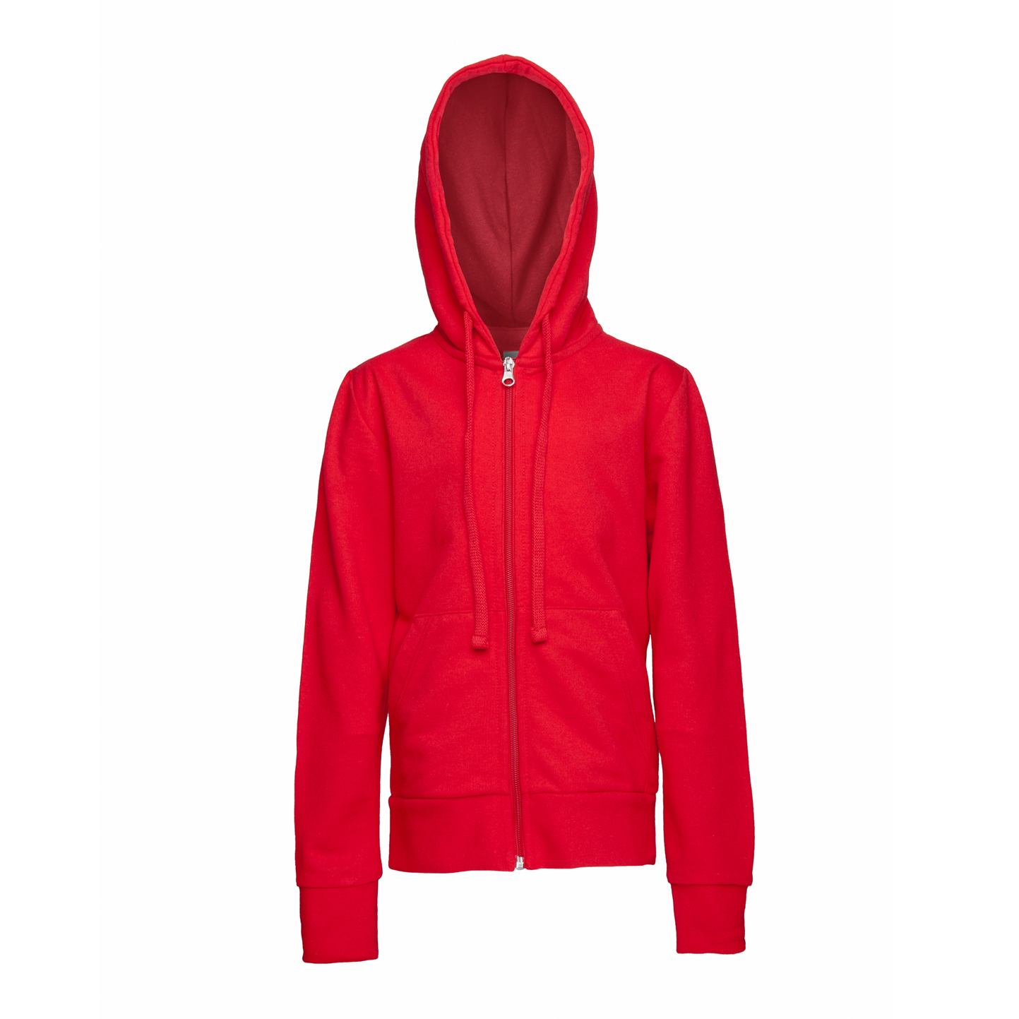 Kinder-Sweatshirt mit Reißverschluss, 70 % Baumwolle, 30 % Polyester, 240 g/m², Schwarz, Größe XXS - 28 - Red Sport XXS 1/2 Jahre