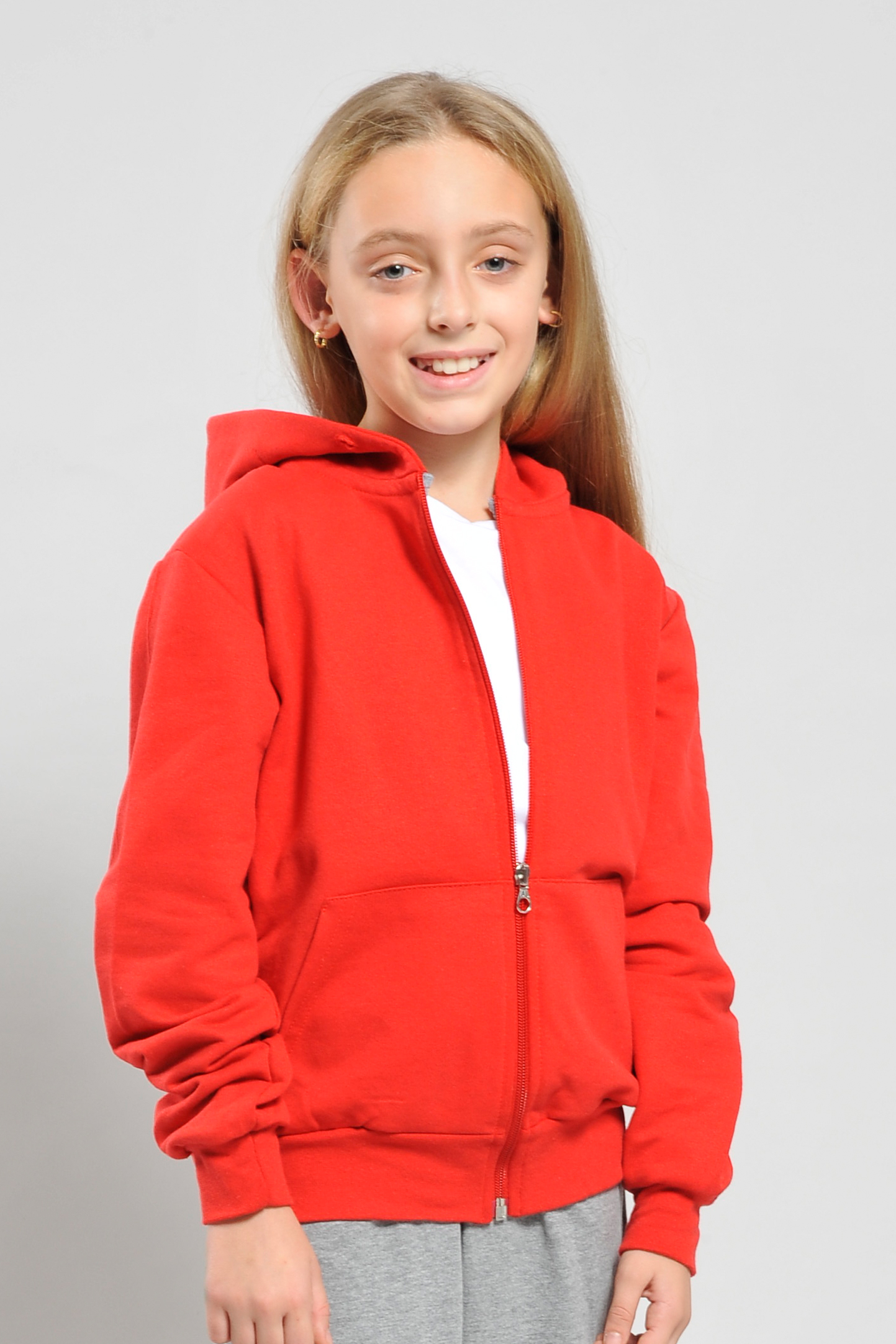 Felpa Bambino Cappuccio Zip