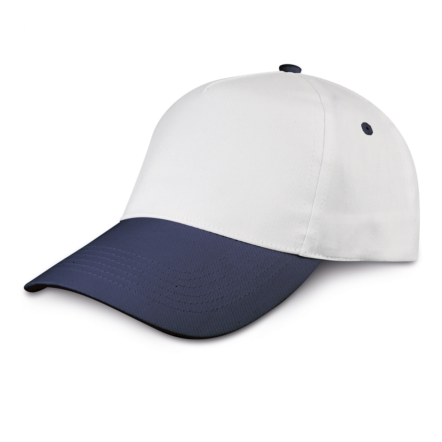 Baseball Cap 5/Pannelli - WHNY - White/Navy