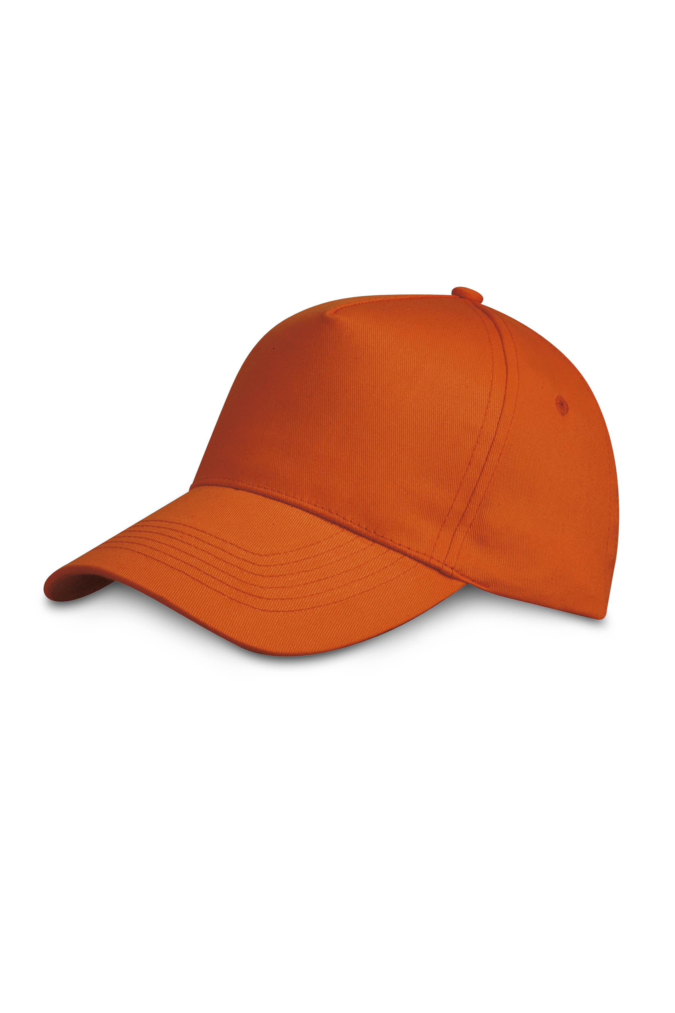 Baseballkappe, 5-Panel, 100 % Baumwolle, Azurblau