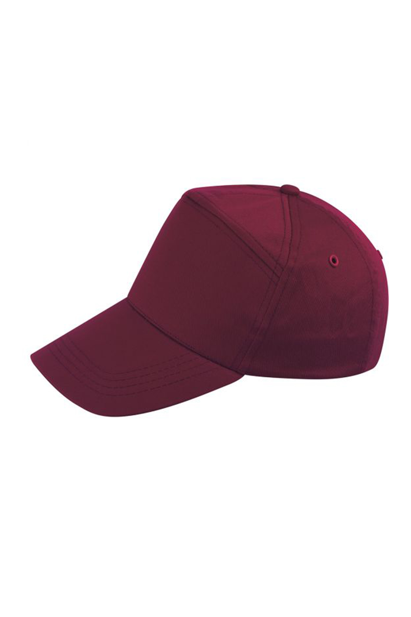 Casquette de golf 7 panneaux 100 % coton bordeaux - BD - Bordeaux