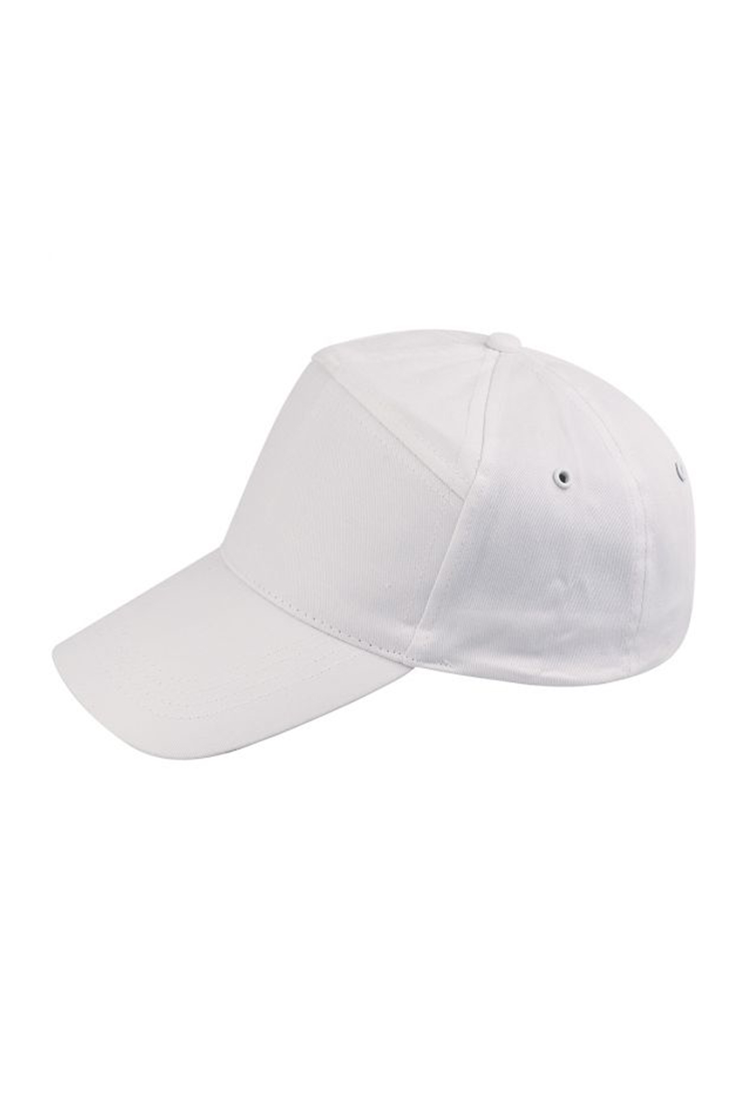 Casquette de golf 7 panneaux 100 % coton bordeaux - WH - Blanc