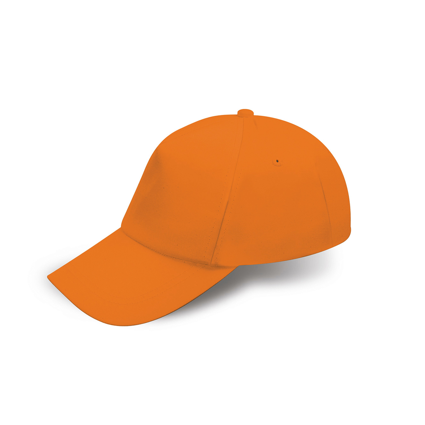 Bonnet bébé 100 % coton 5 panneaux vert - OR - Orange