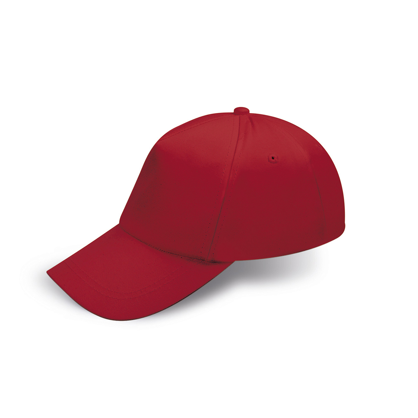 Bonnet bébé 100 % coton 5 panneaux vert - RD - Rouge