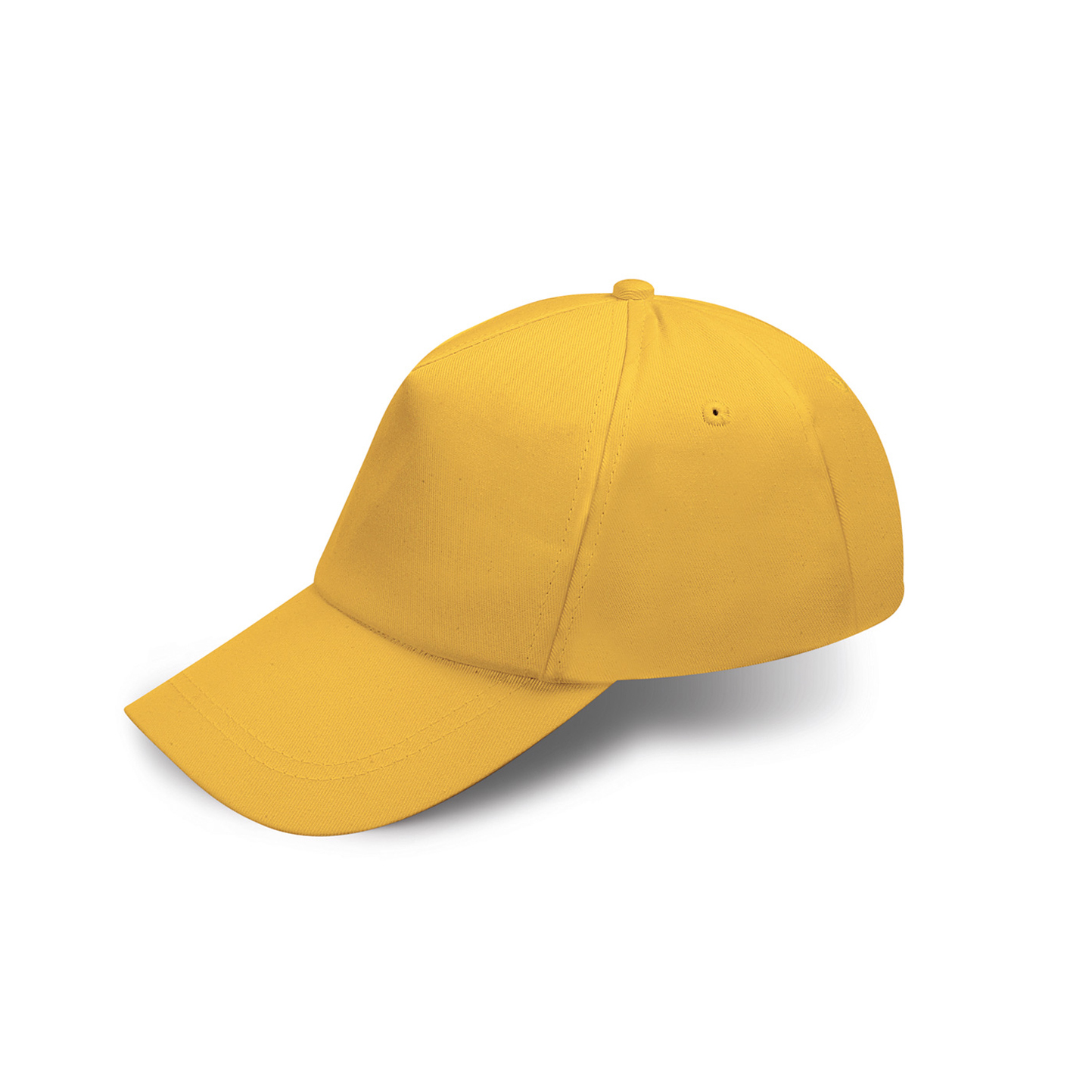 Bonnet bébé 100 % coton 5 panneaux vert - YE - Jaune
