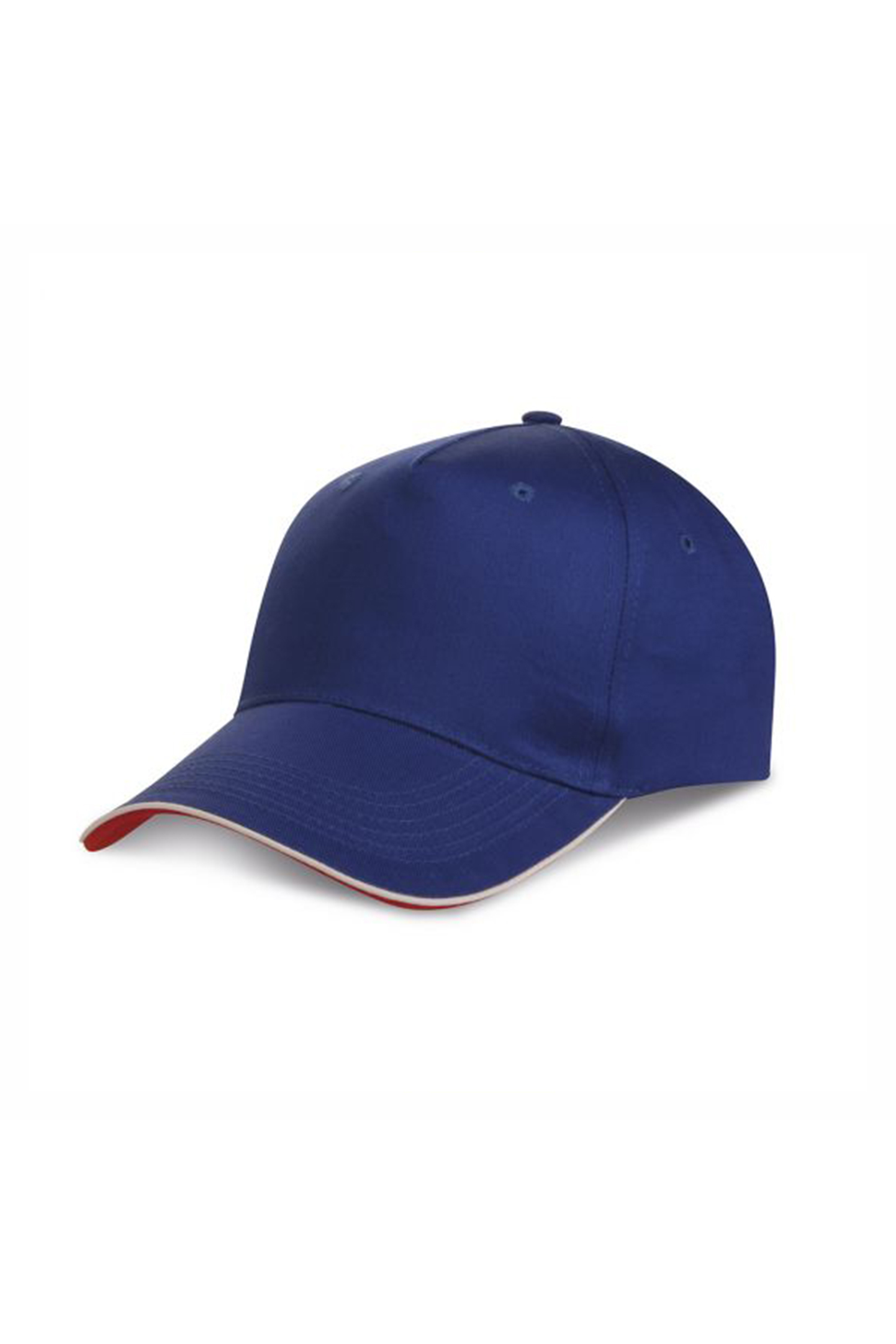 Casquette Energy Cap 5 panneaux 100 % coton beige - RB - Royal