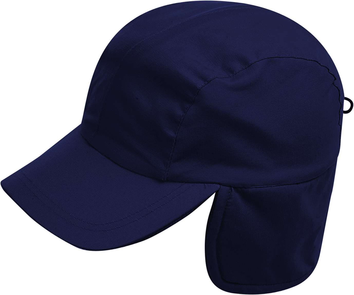 Kanadische Kappe, 4-teilig, Nylon/Flor, Schwarz - NY - Marine