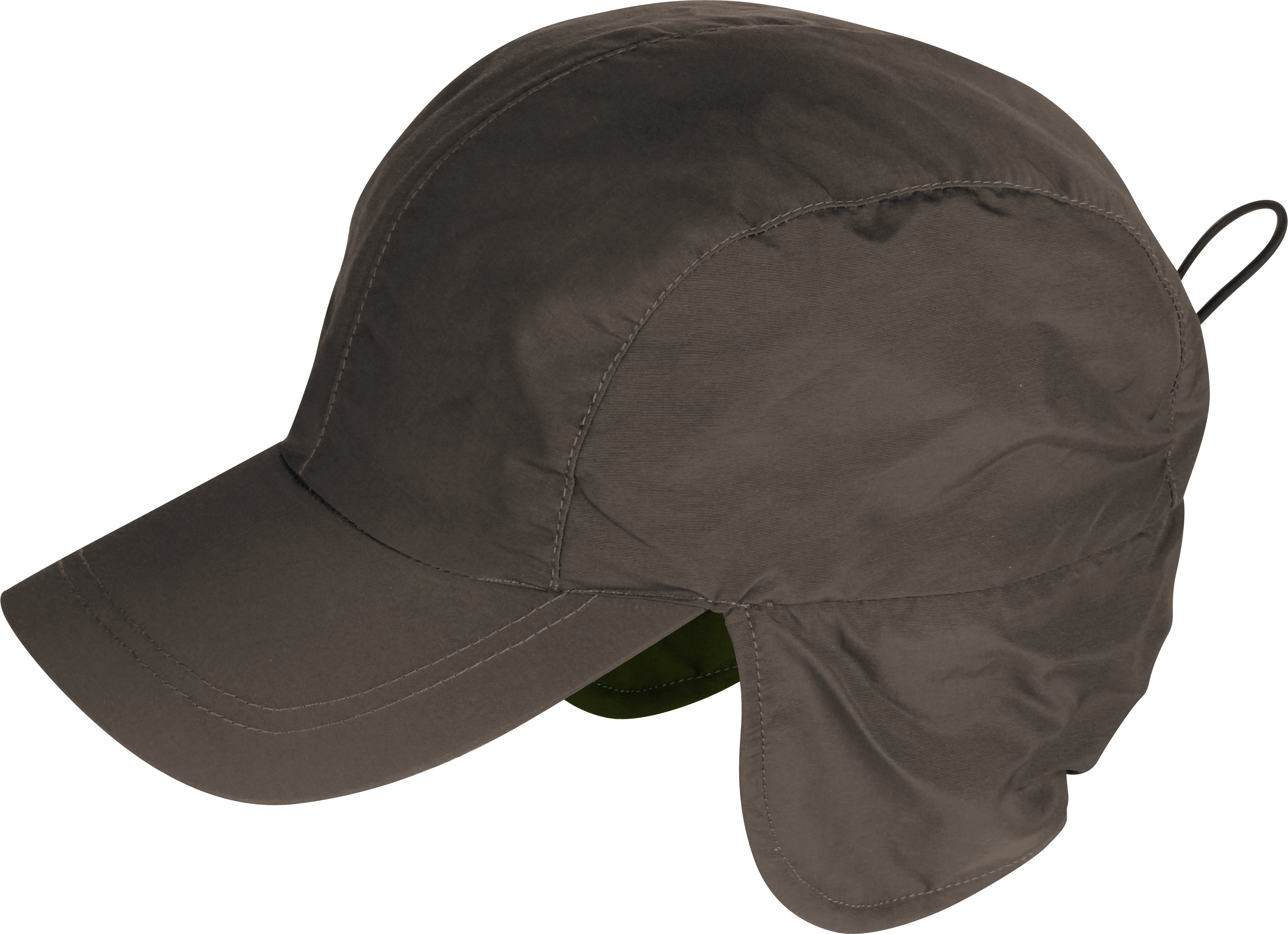 Kanadische Kappe, 4-teilig, Nylon/Flor, Schwarz - GY - Grau