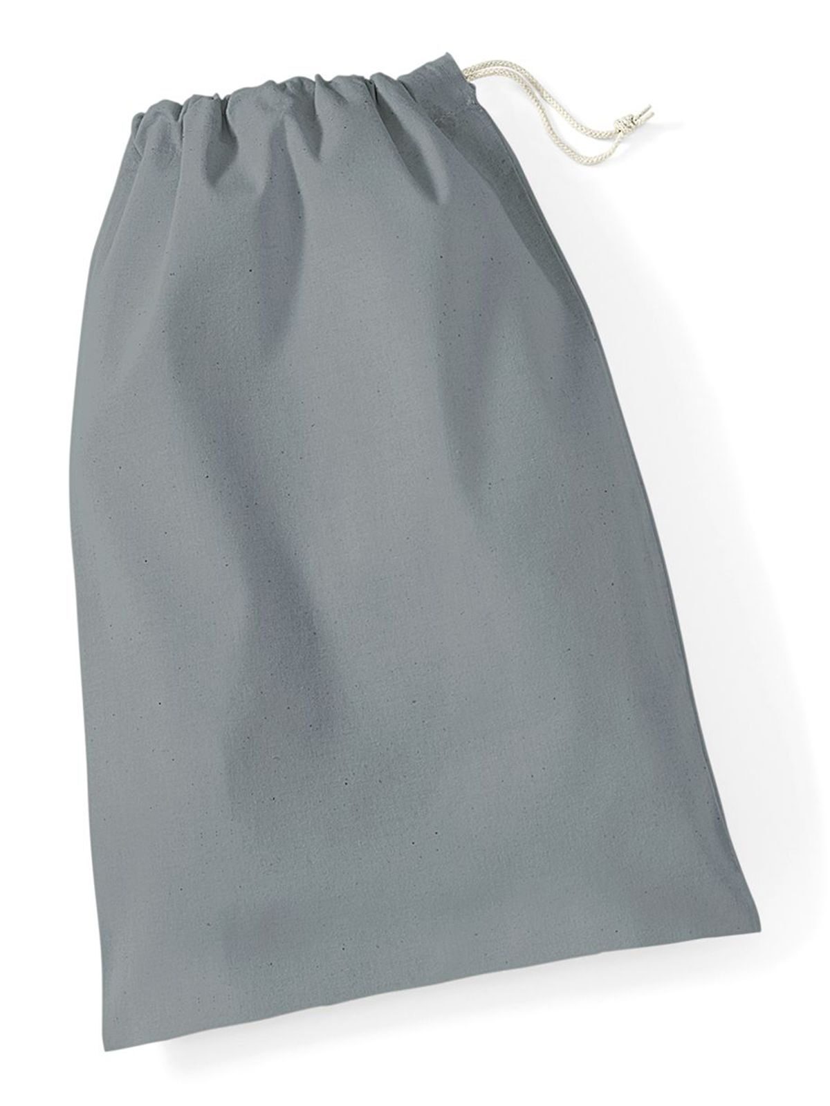 Sacchetto in cotone taglia XL - PUG - Pure grey