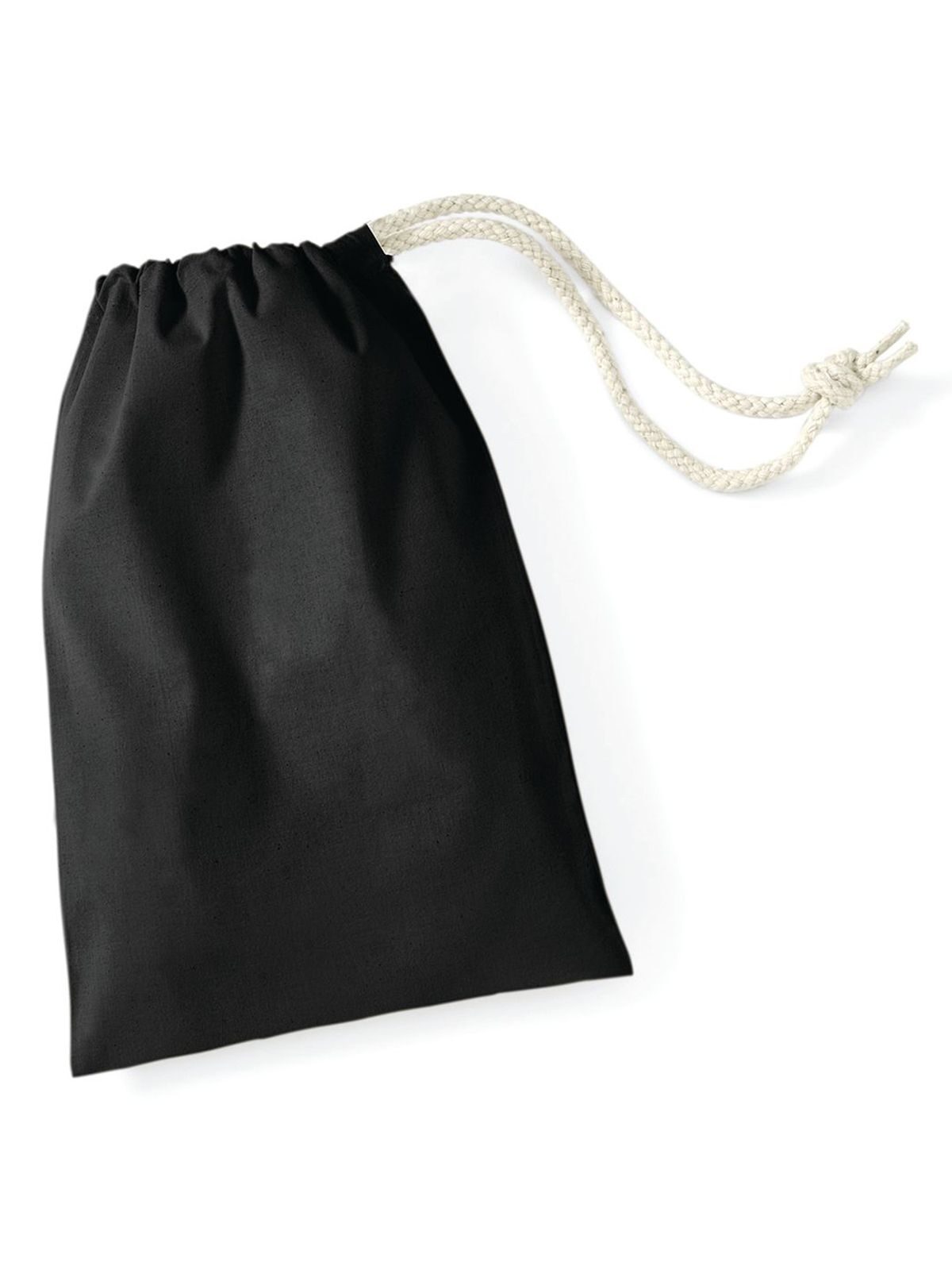 Sacchetto in cotone taglia XS - BLK - Black