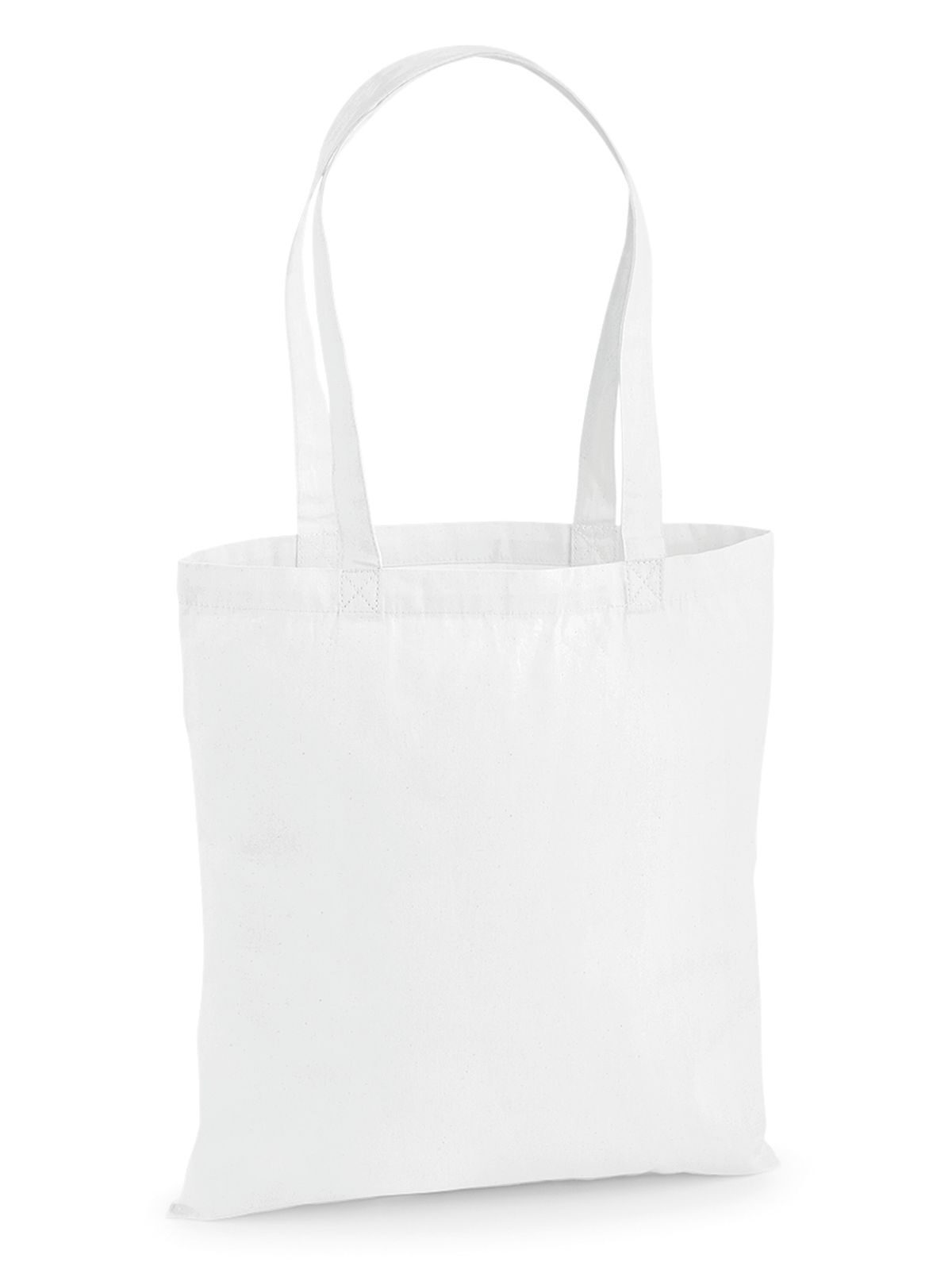 Premium-Baumwolltasche - WHI - Weiß