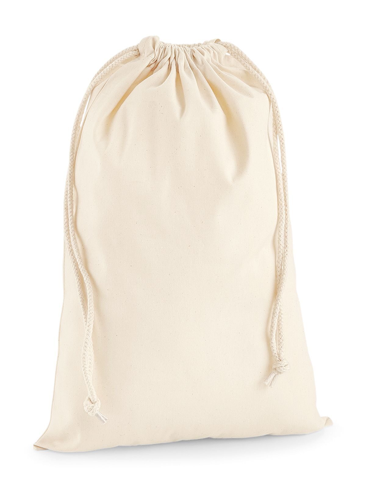Sac de rangement en coton premium L - NAT - Naturel