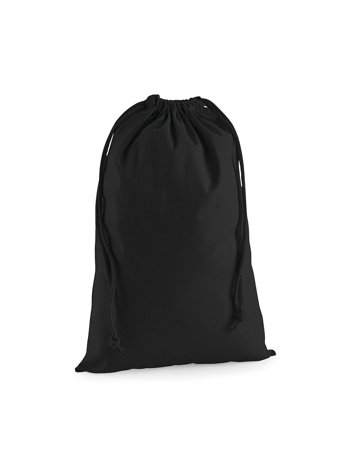Premium Baumwoll-Füllbeutel S - BLK - BLK – Schwarz