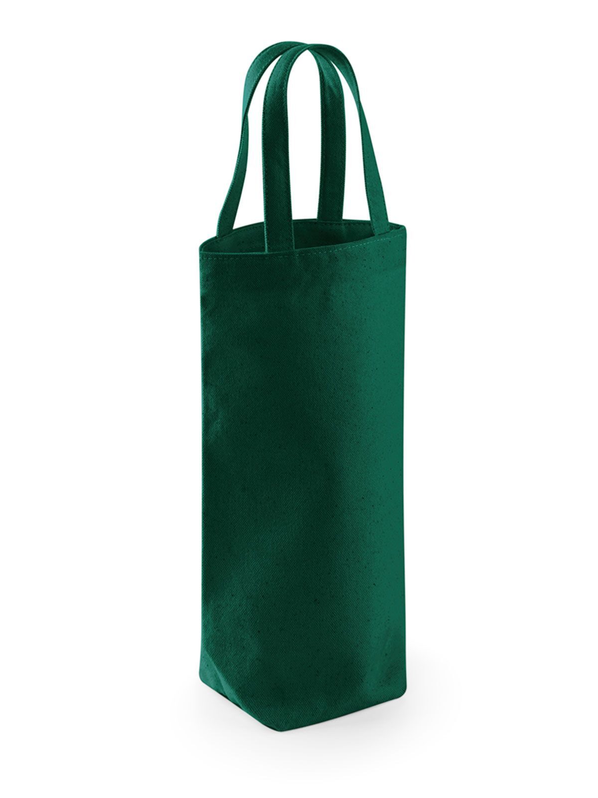 Sac à bouteille en coton équitable - BOT - Vert bouteille